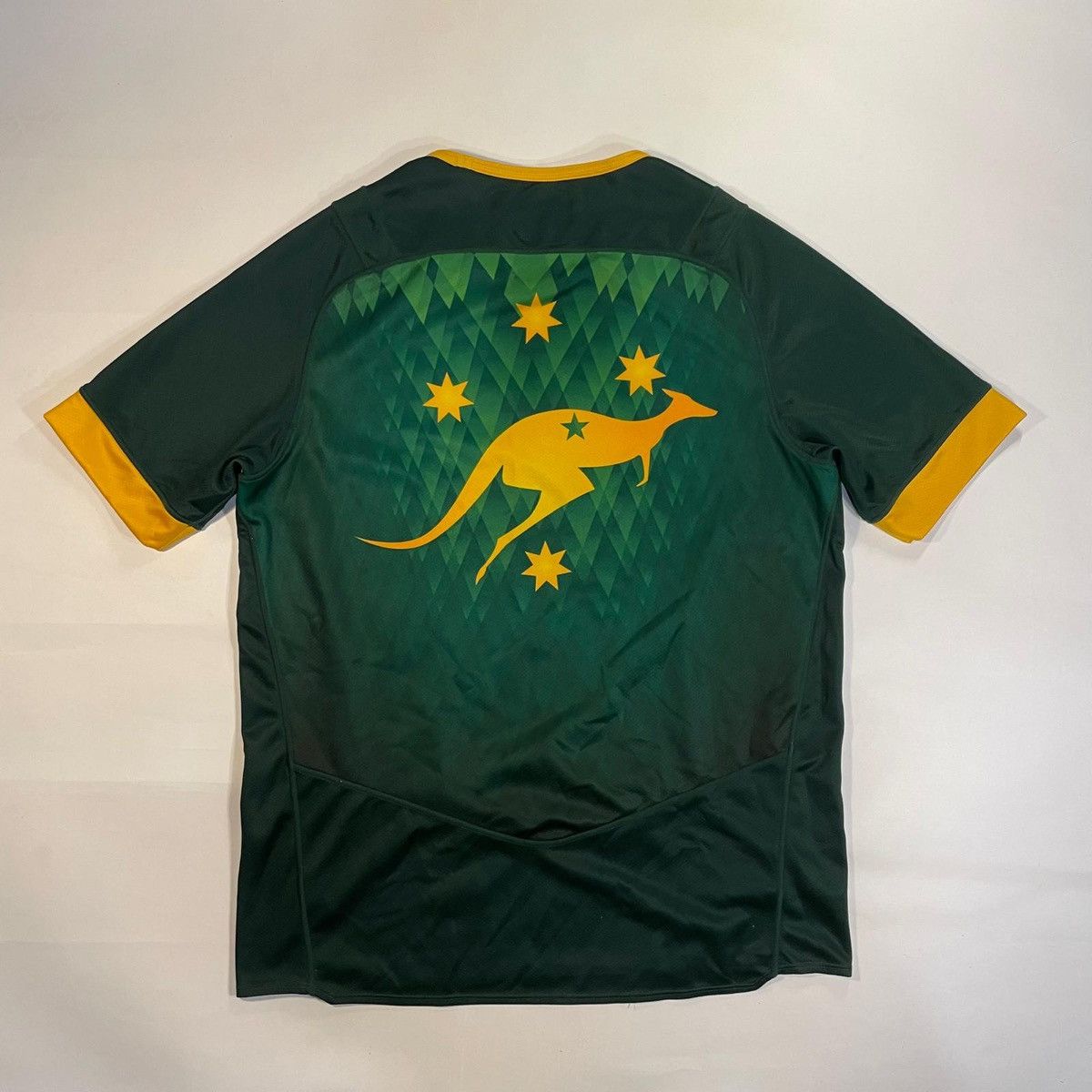 Other Australia Wallabies green and yellow rugby jersey shirt tee Size US XL / EU 56 / 4 - 2 Thumbnail