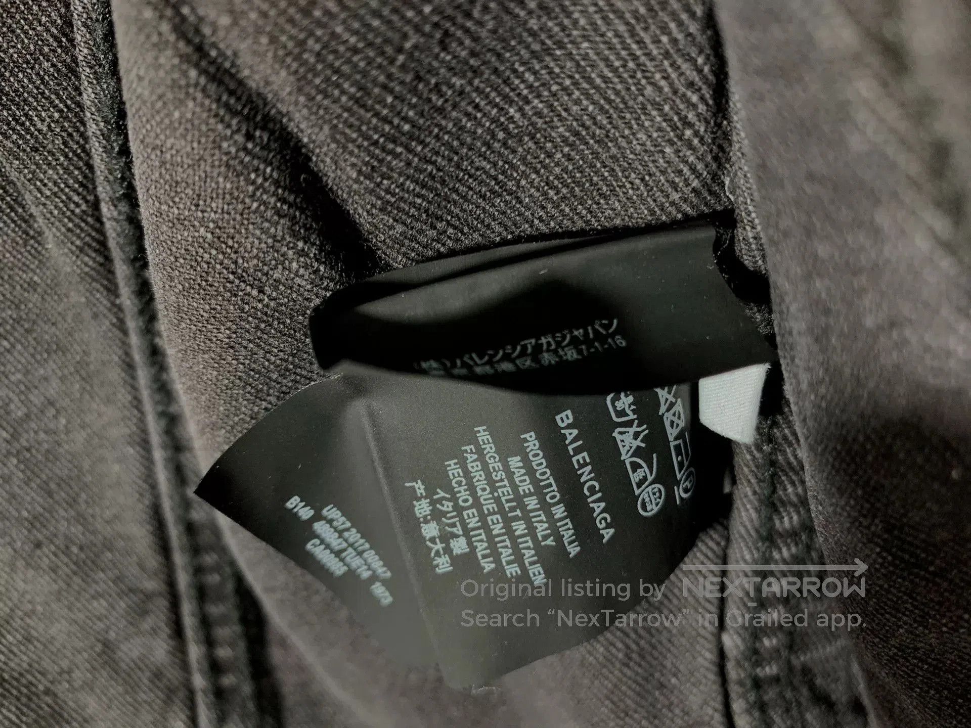 Balenciaga BALENCIAGA Men's Denim Casual Jacket. Size US M / EU 48-50 / 2 - 8 Thumbnail