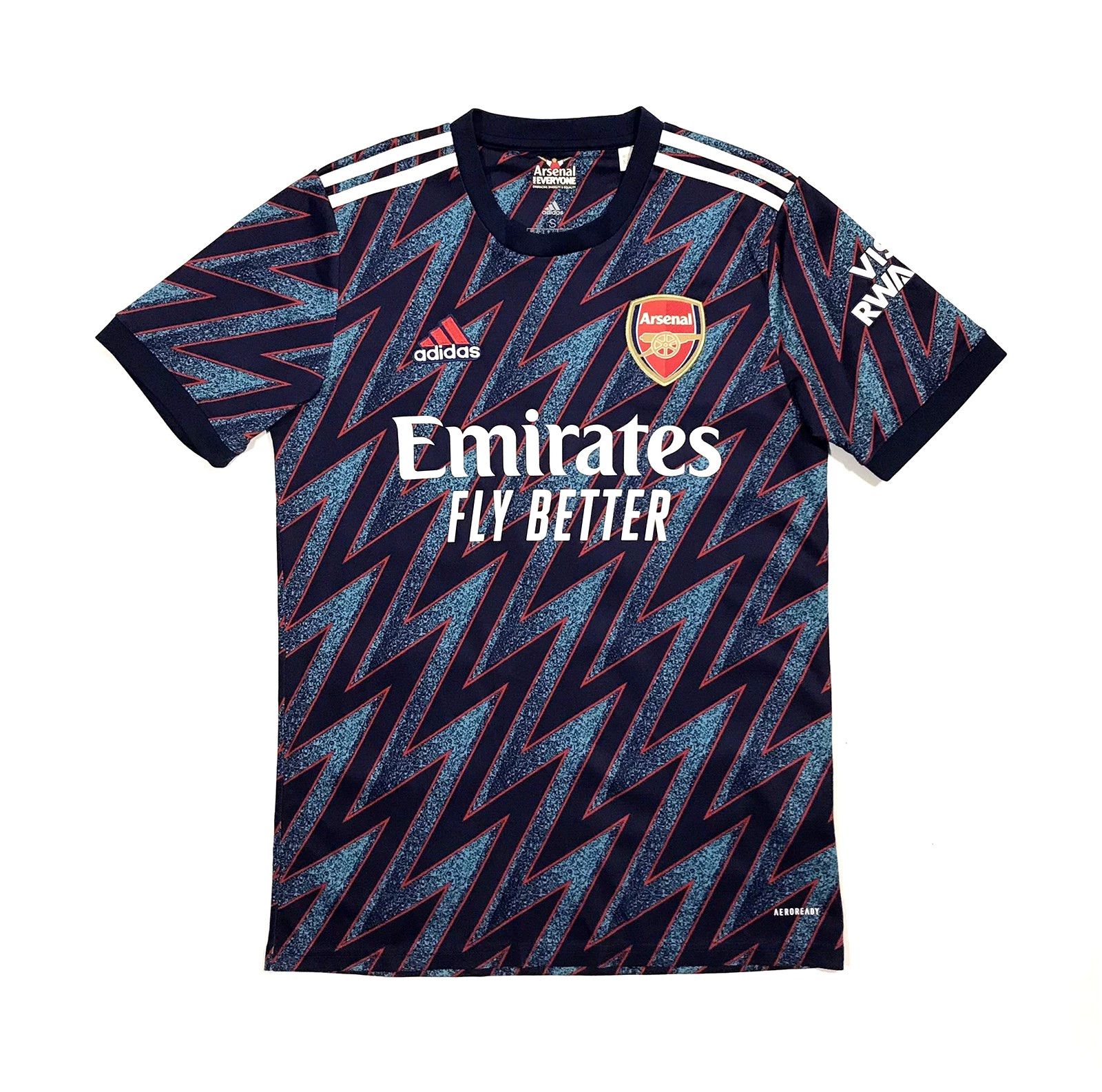 Adidas Adidas Arsenal 2021/22 Third Football Jersey Mystery Blue Size US S / EU 44-46 / 1 - 1 Thumbnail