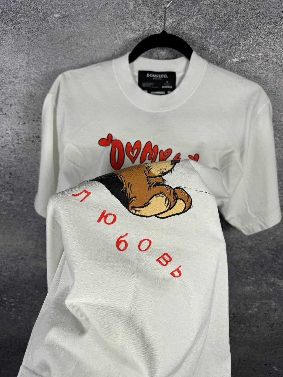 DOMREBEL Dom Rebel Montreal Graphic Print LOVE White T-Shirt Small Size US S / EU 44-46 / 1 - 6 Thumbnail