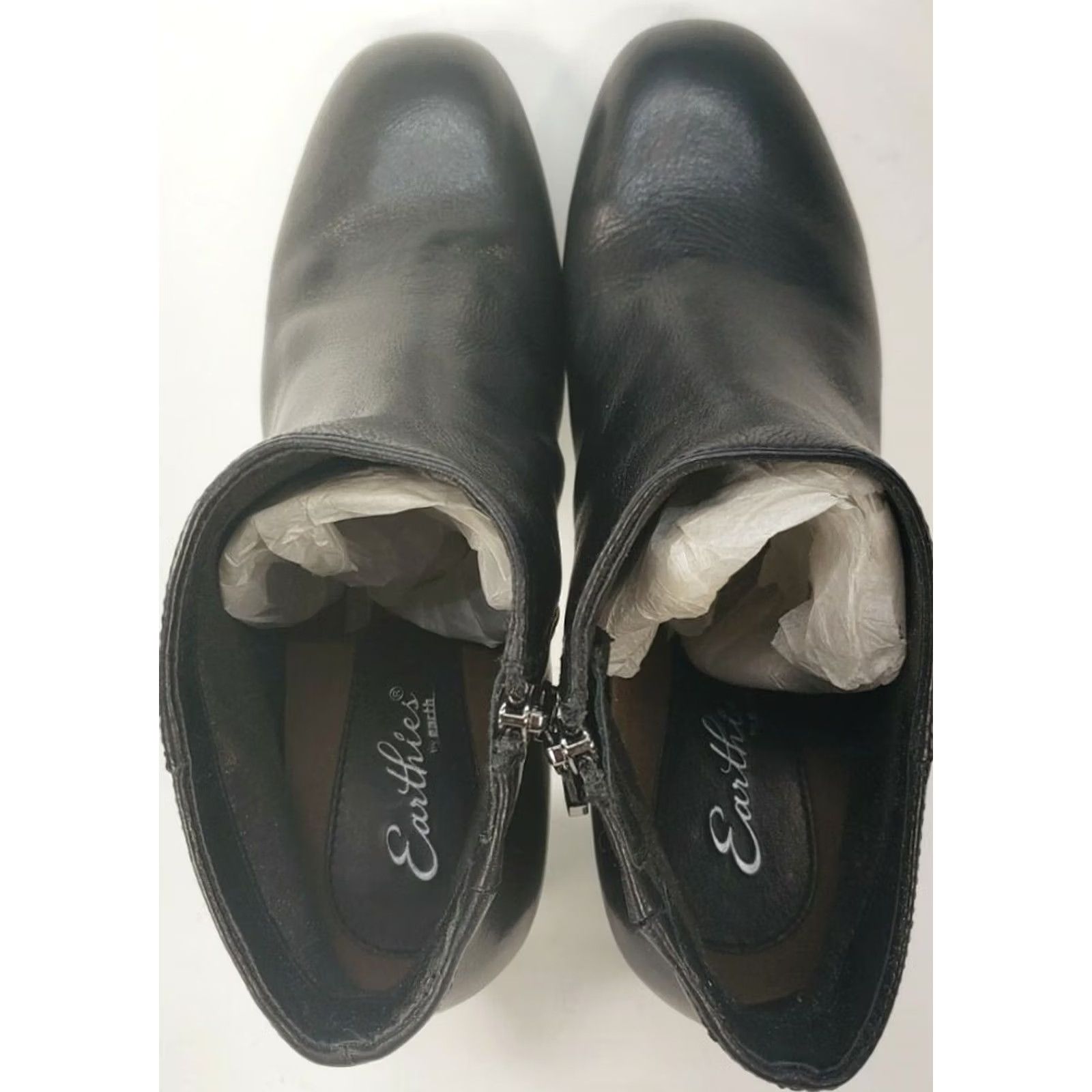 Vintage Earthies Apollo Soft Leather Boots Black Women's Casual 9.5B Size L / US 10 / IT 46 - 6 Thumbnail