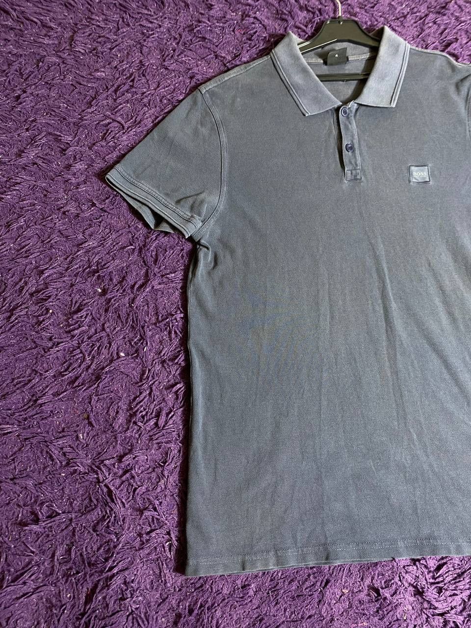 Hugo Boss × Vintage Hugo Boss tee grey big logo Size US XL / EU 56 / 4 - 20 Thumbnail
