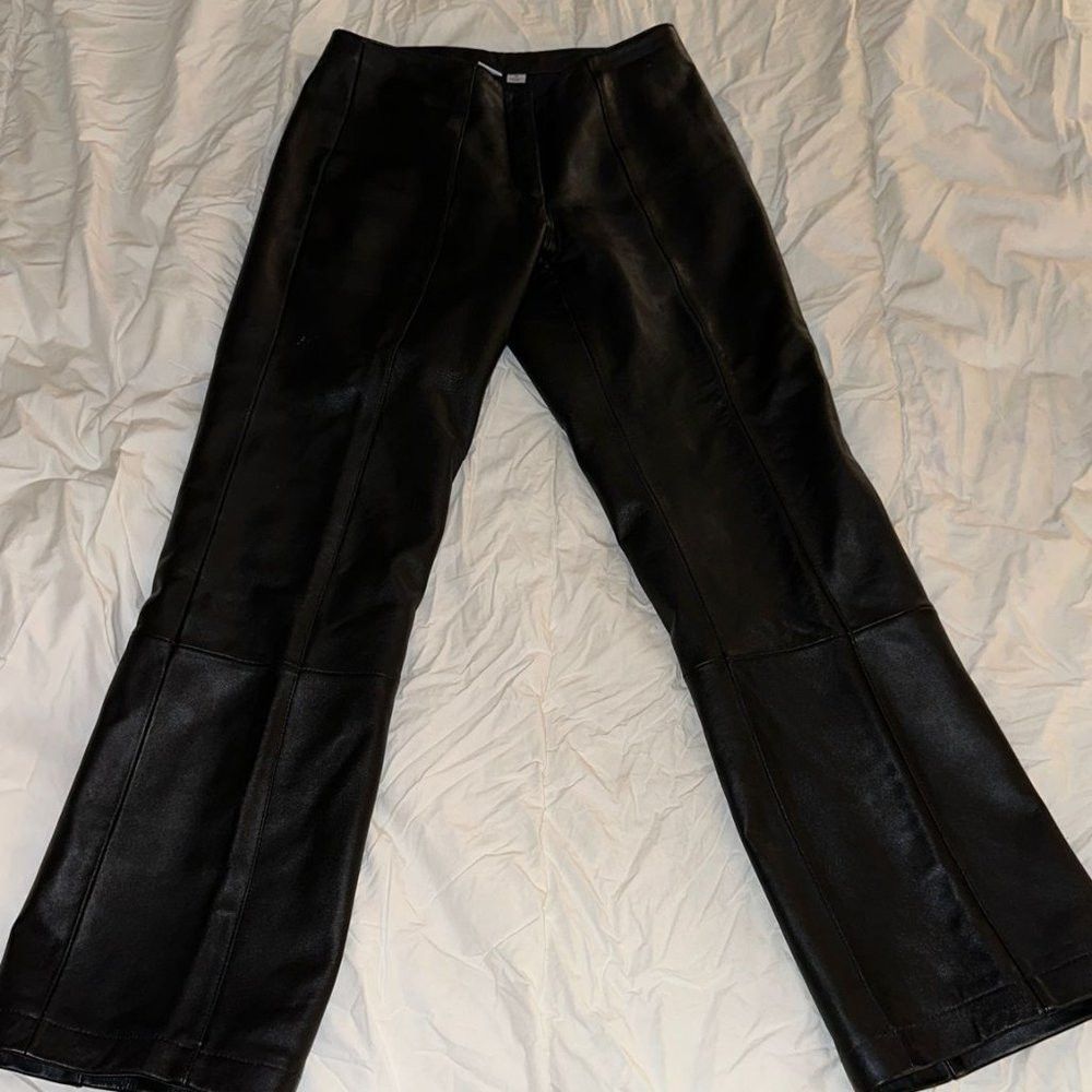 Wilsons Leather Wilsons Leather Maxima Black Pants Women's Size 2 Size 26" / US 2 / IT 38 - 1 Thumbnail