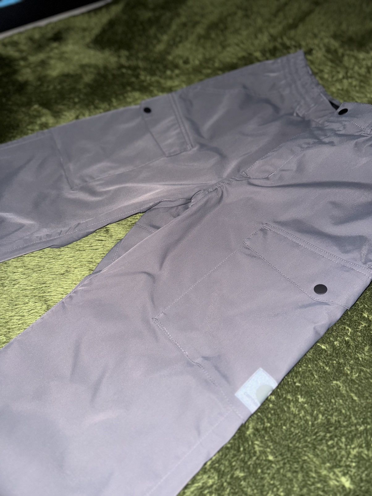 Carhartt Wip [S] Carhartt WIP Reflective Logo Balto Cargo Pants — Grey Size US 30 / EU 46 - 6 Thumbnail