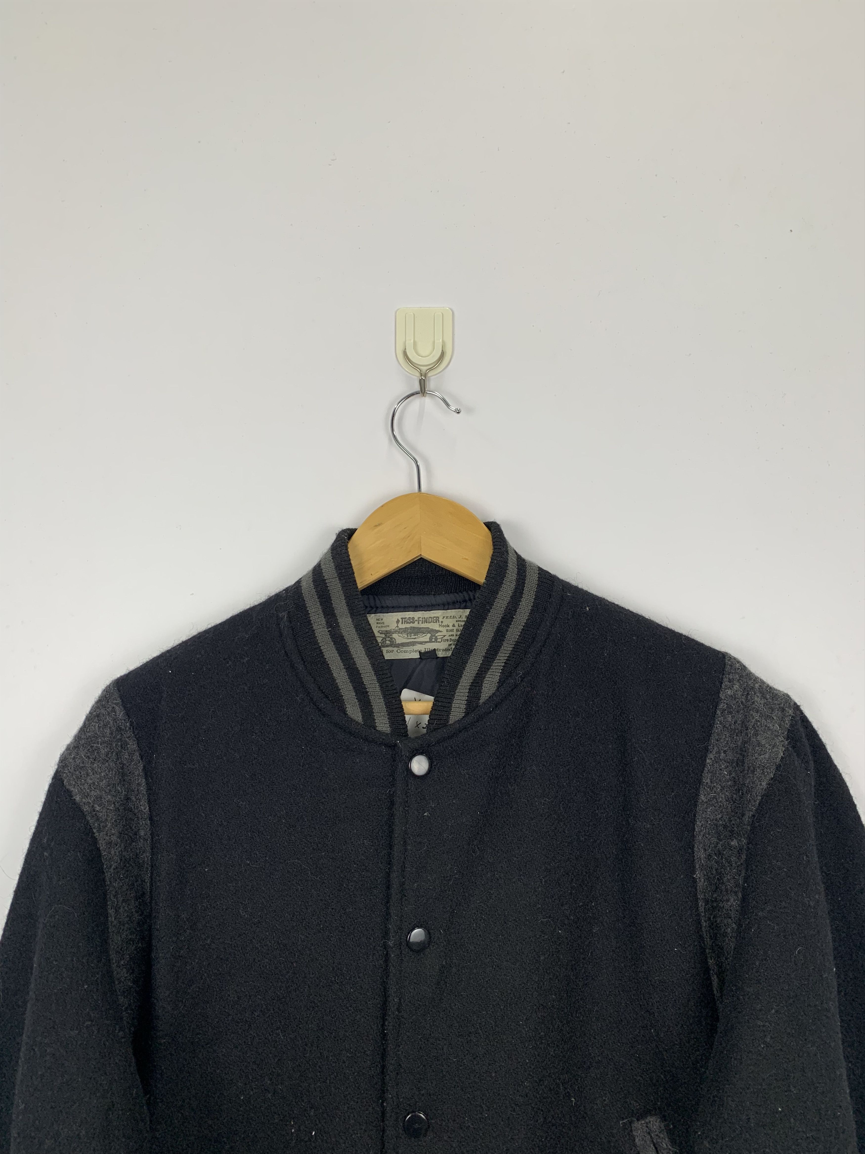 Japanese Brand Vintage Japanese Brand Wool Varsity Jacket V0488 Size US M / EU 48-50 / 2 - 2 Thumbnail