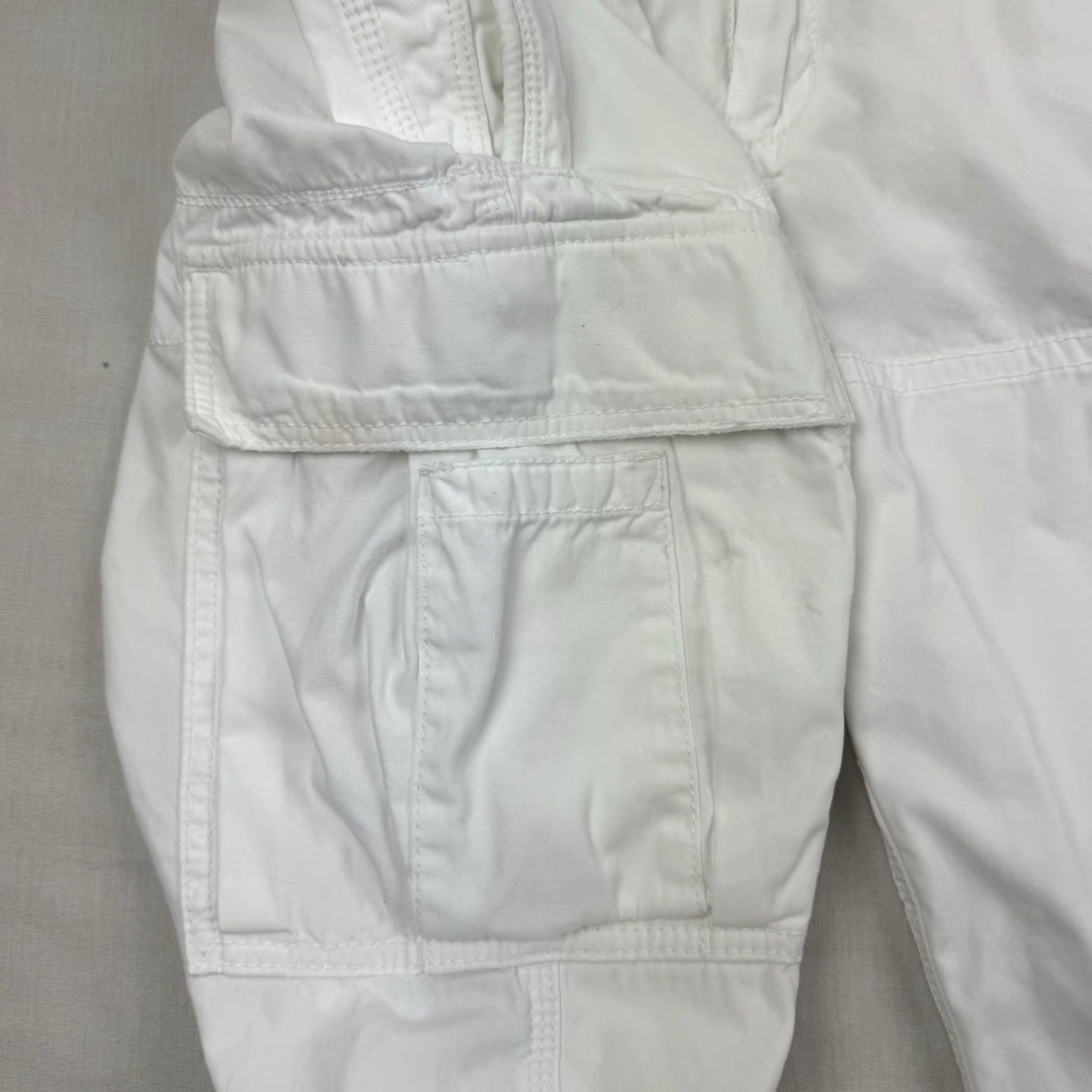 Polo Ralph Lauren VINTAGE Polo Ralph Lauren Cargo Pants Men's 34x32 White Relaxed Hipster 90s Army USA Pants Mens Size US S / EU 44-46 / 1 - 4 Thumbnail