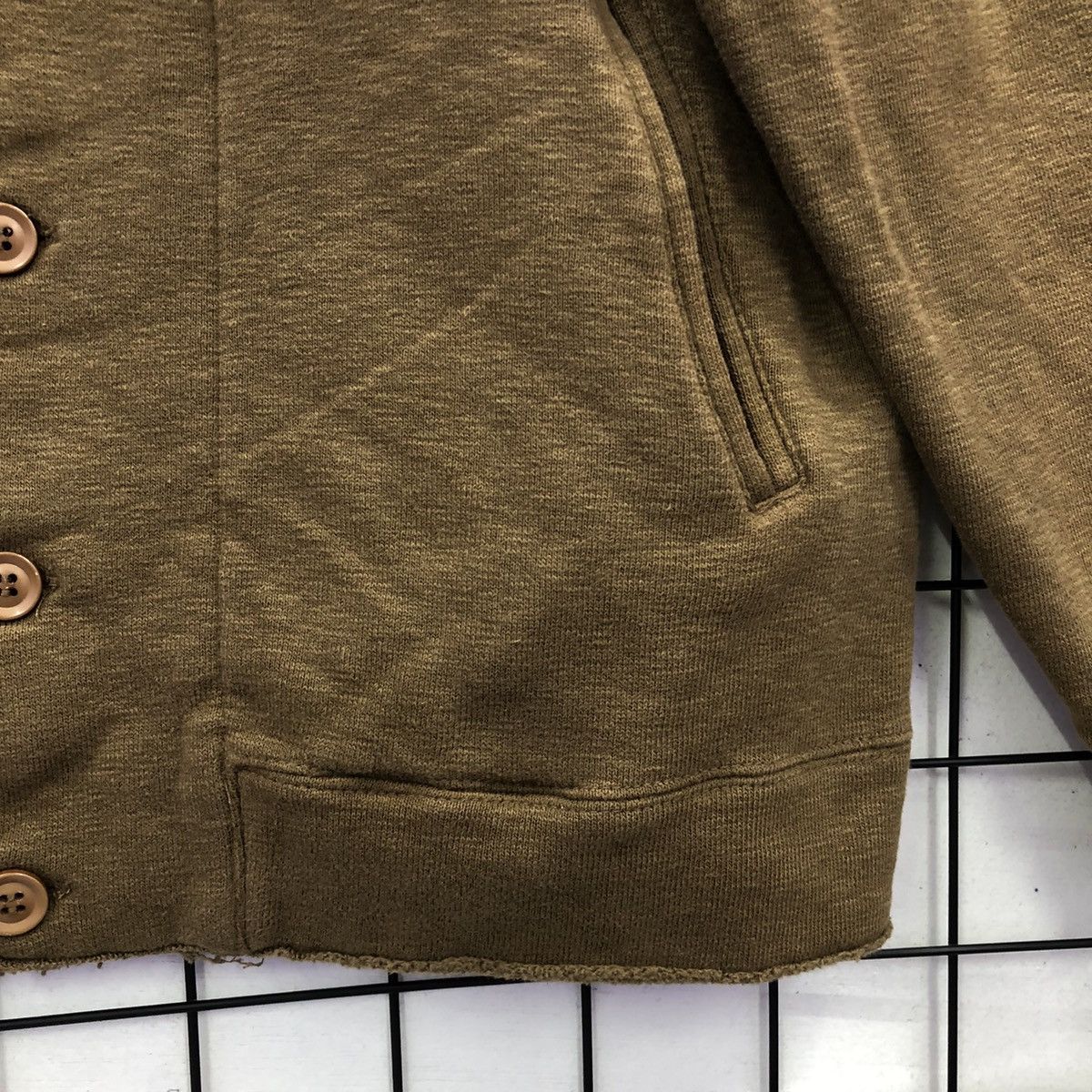 Japanese Brand Joy Japan Military Inspired Chore Cardigan Sweater Size US L / EU 52-54 / 3 - 6 Thumbnail