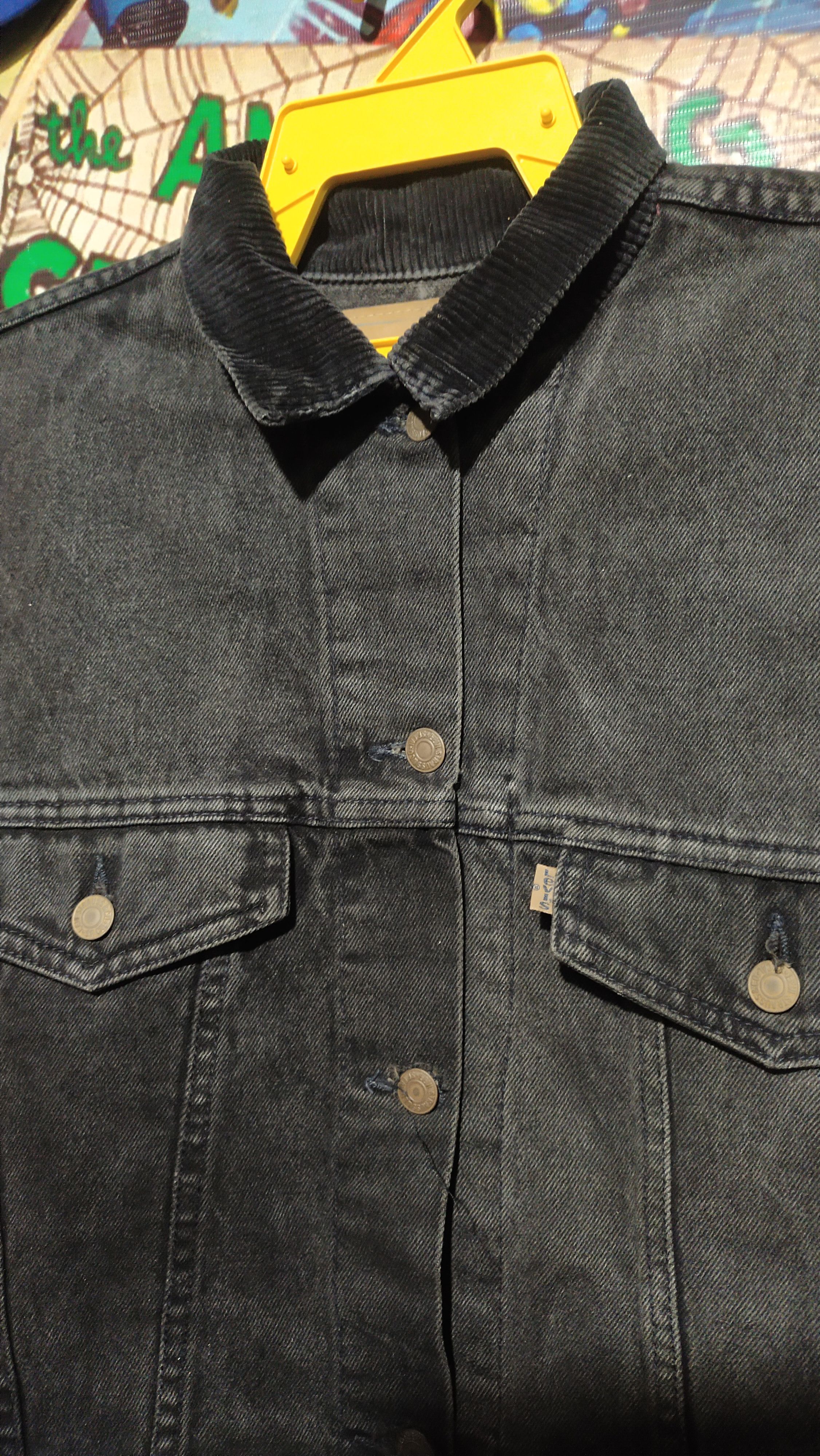 Levi's Vtg x Rare Levis Black Denim Jacket Size US L / EU 52-54 / 3 - 3 Thumbnail