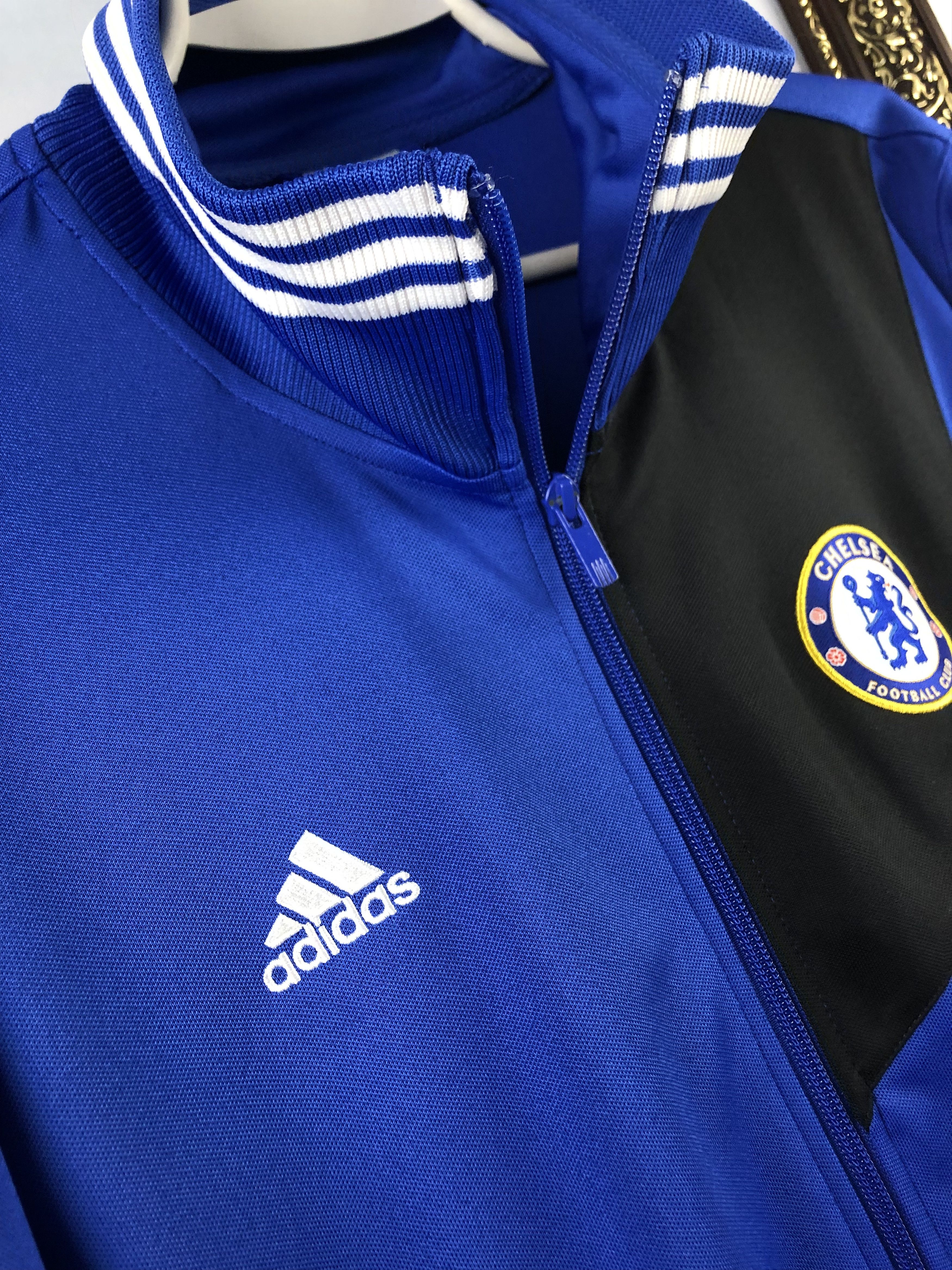 Adidas Vintage Adidas Chelsea Football Jacket Soccer Track Top Zip Size US M / EU 48-50 / 2 - 6 Thumbnail