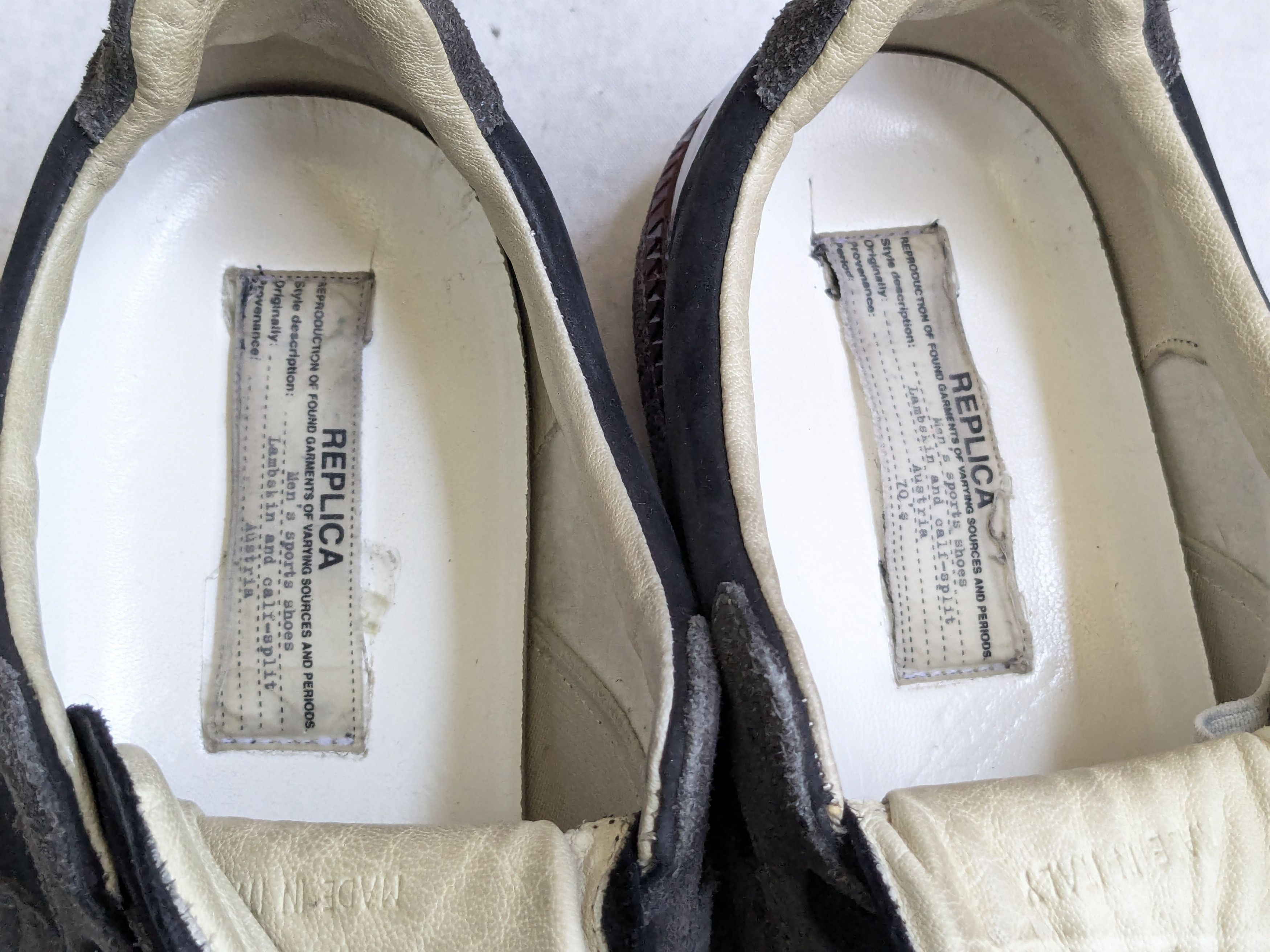 Maison Margiela Maison Margiela Replica Sneakers 11 44 Gray Black Burgundy Size US 11 / EU 44 - 9 Thumbnail