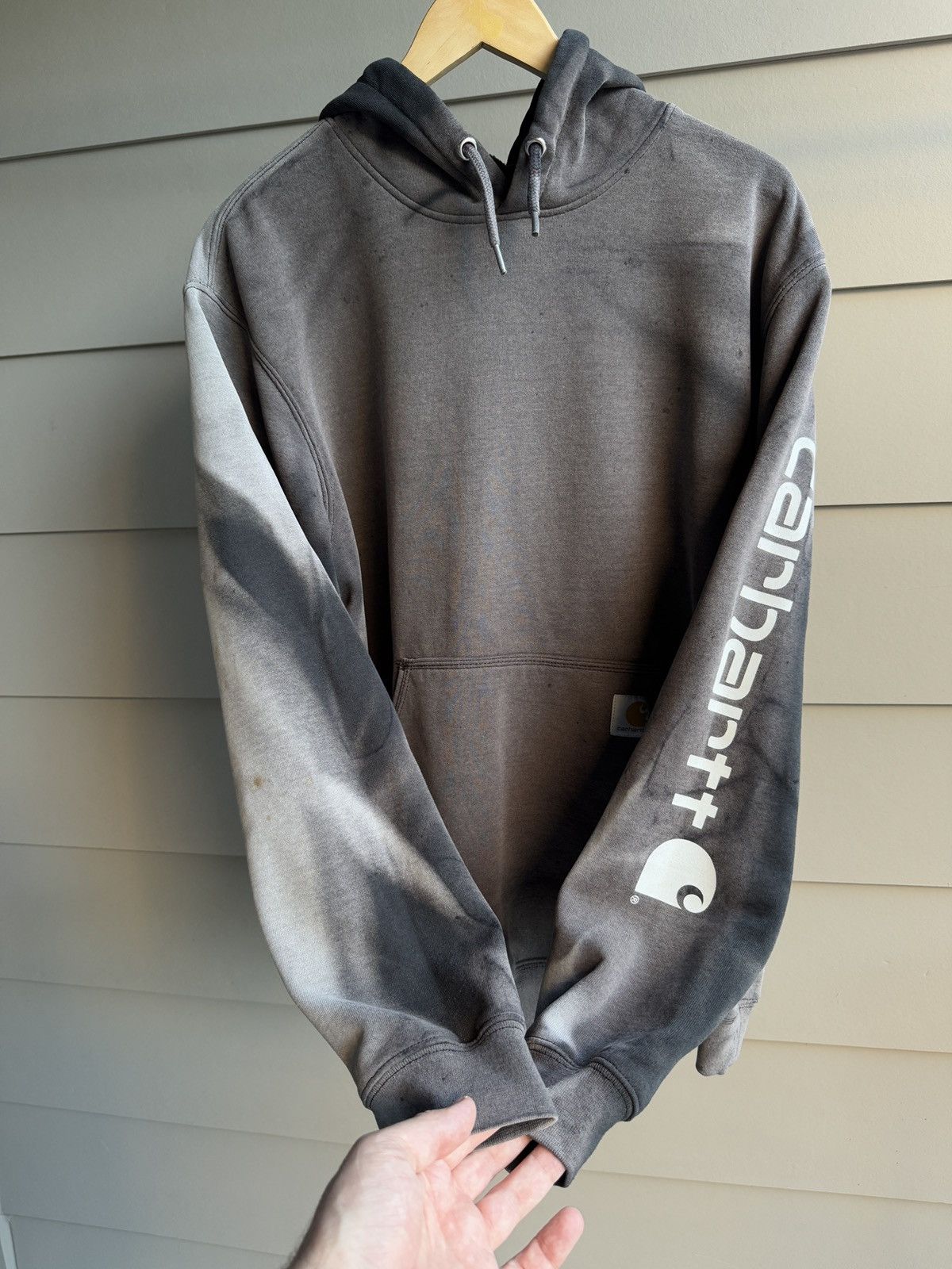 Carhartt Carhartt crazy sun faded Hoodie Boxy Erd grunge L vintage Size US L / EU 52-54 / 3 - 3 Thumbnail