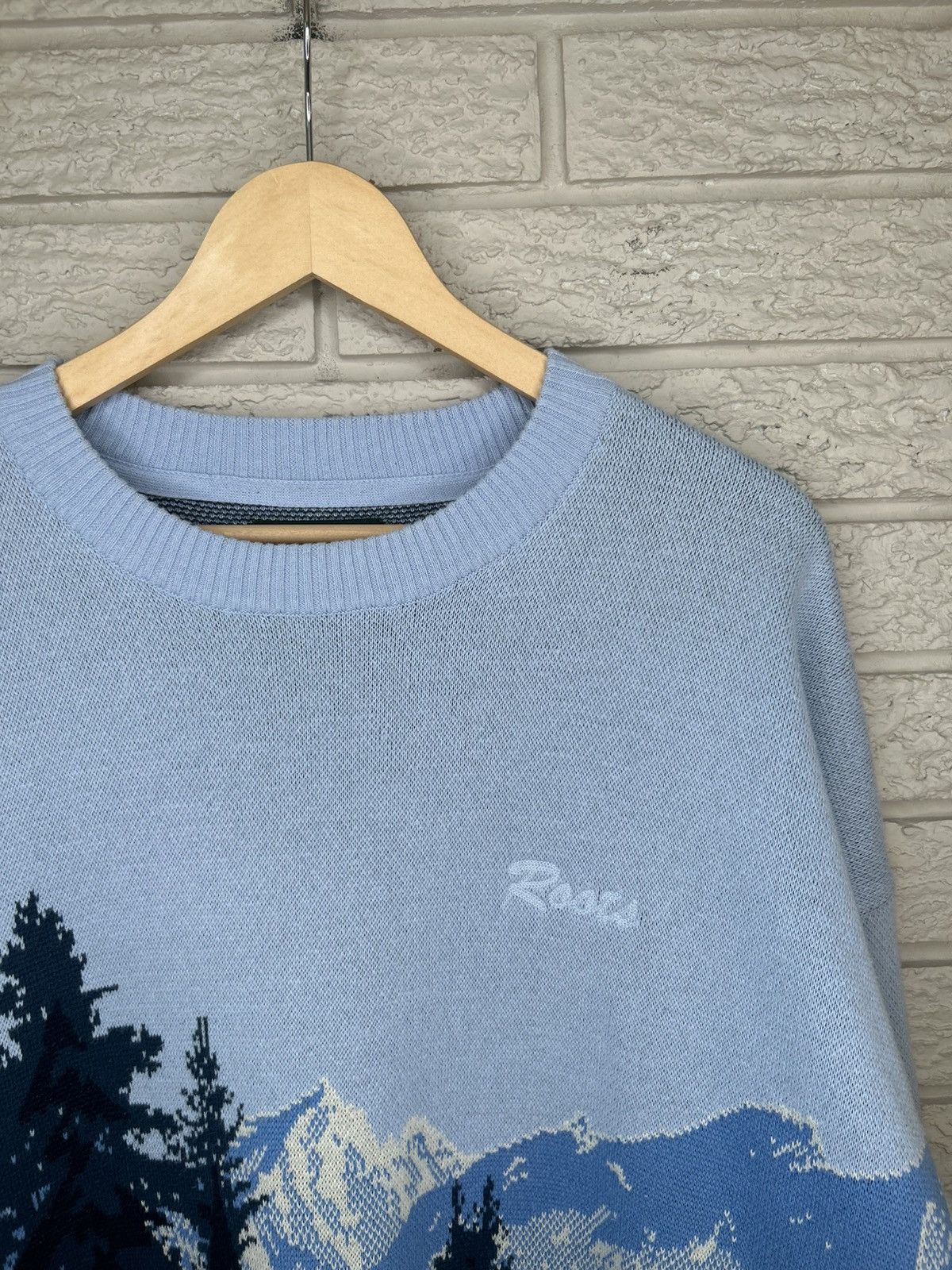 Roots Roots Landscape Intarsia Knit Sweater Size US XL / EU 56 / 4 - 5 Thumbnail