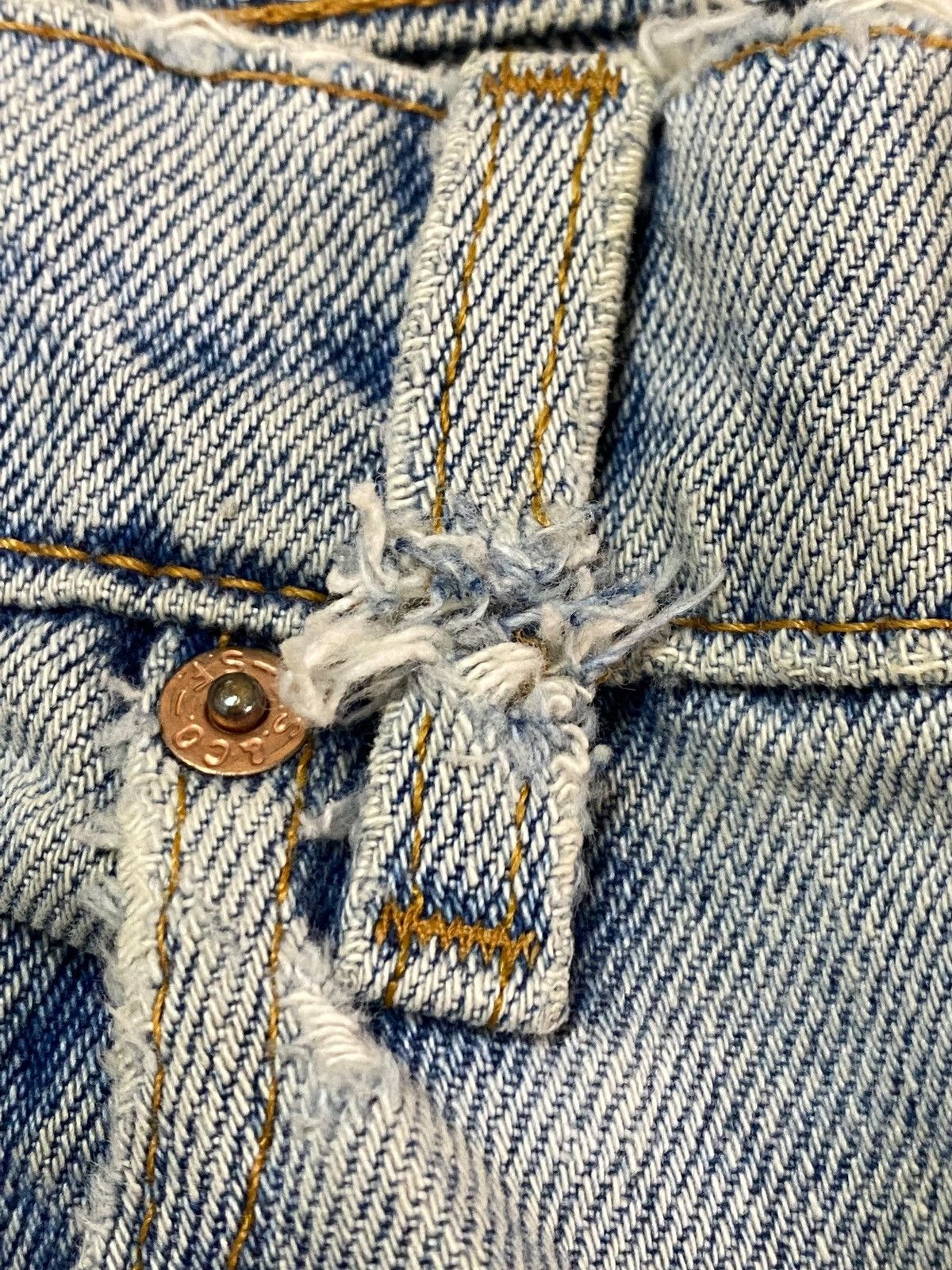 Levi's Vintage Clothing Levis 505 90s Faded Wash Grunge Distressed Loose Jeans Size US 30 / EU 46 - 11 Thumbnail