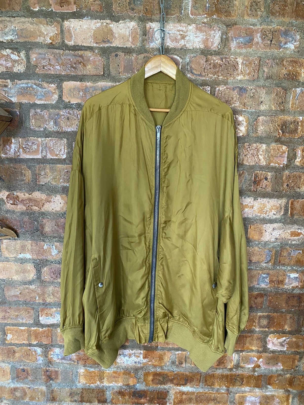 Rick Owens × Rick Owens Drkshdw Rick Owens 72 Sulphate oversize light bomber jacket Size US L / EU 52-54 / 3 - 4 Thumbnail