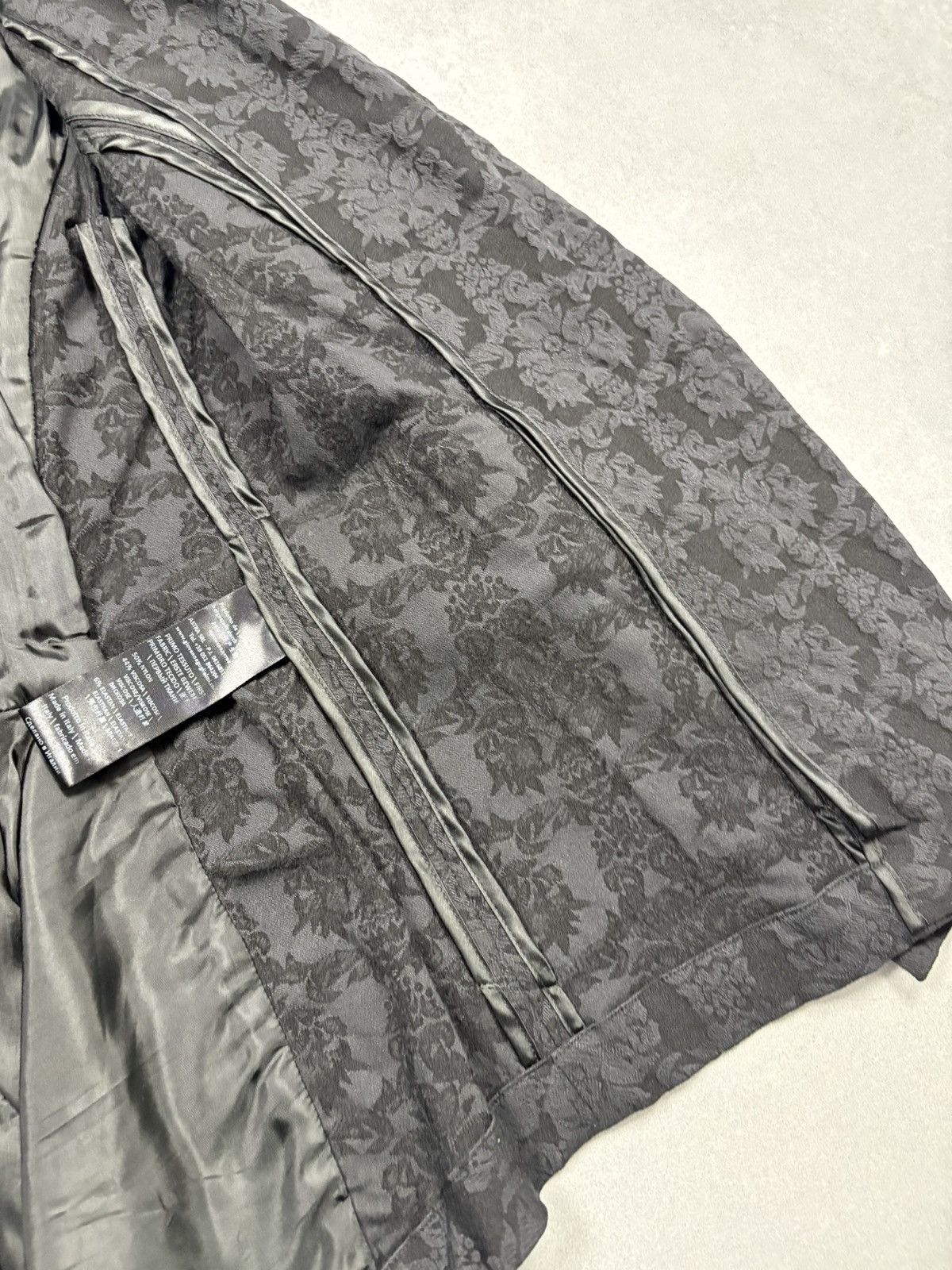 Japanese Brand Working Overtime Giovanna Guglielmi Floral Jacquard Jacket Size S / US 4 / IT 40 - 13 Thumbnail