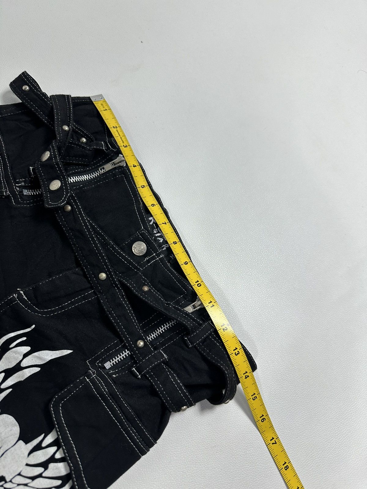 Other K star Punk Rock Bondage Skull Skeleton Poem Style Pants Size 28" / US 6 / IT 42 - 16 Thumbnail