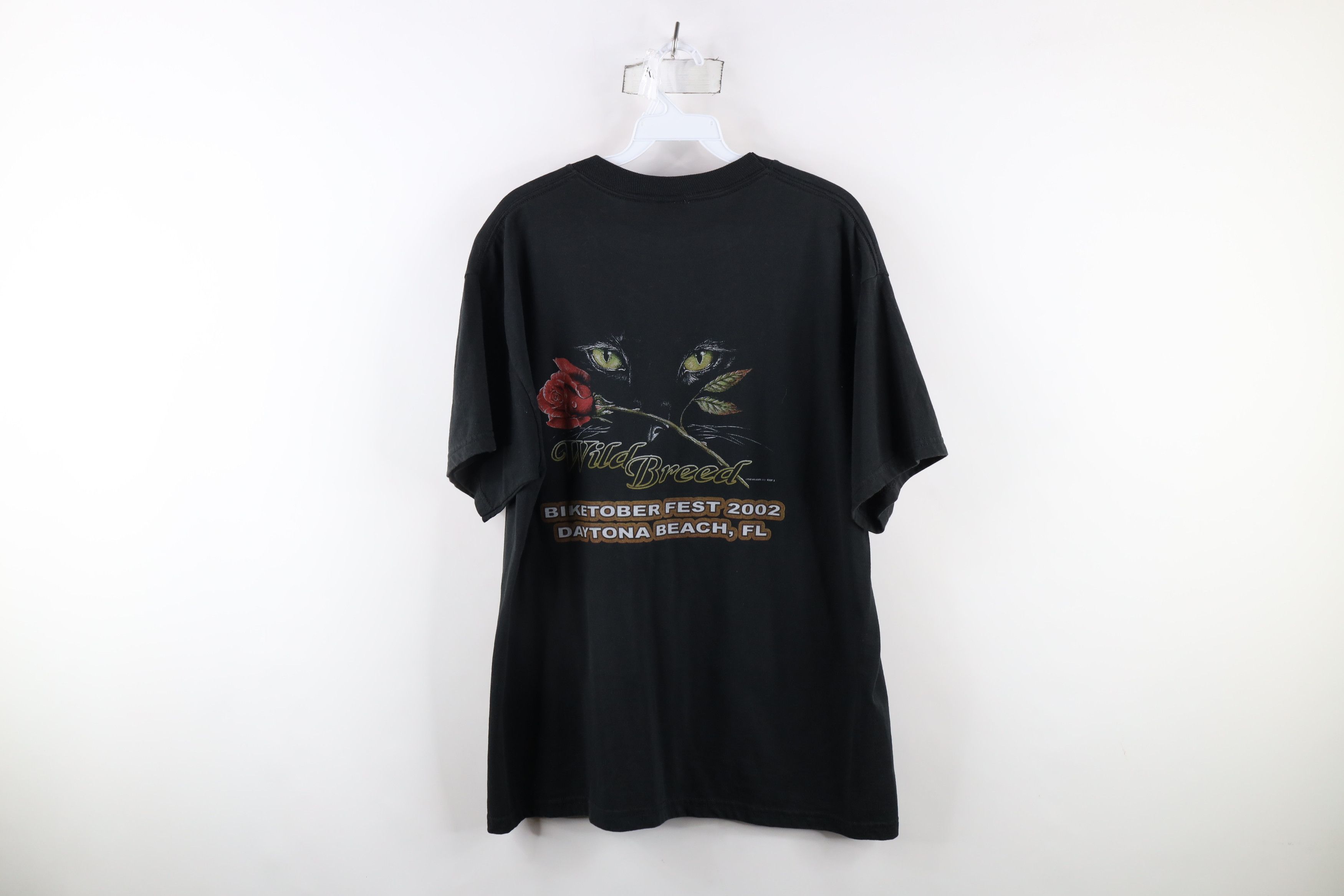 Vintage Vintage 90s Streetwear Blank Heavyweight T-Shirt Black Size US L / EU 52-54 / 3 - 9 Thumbnail