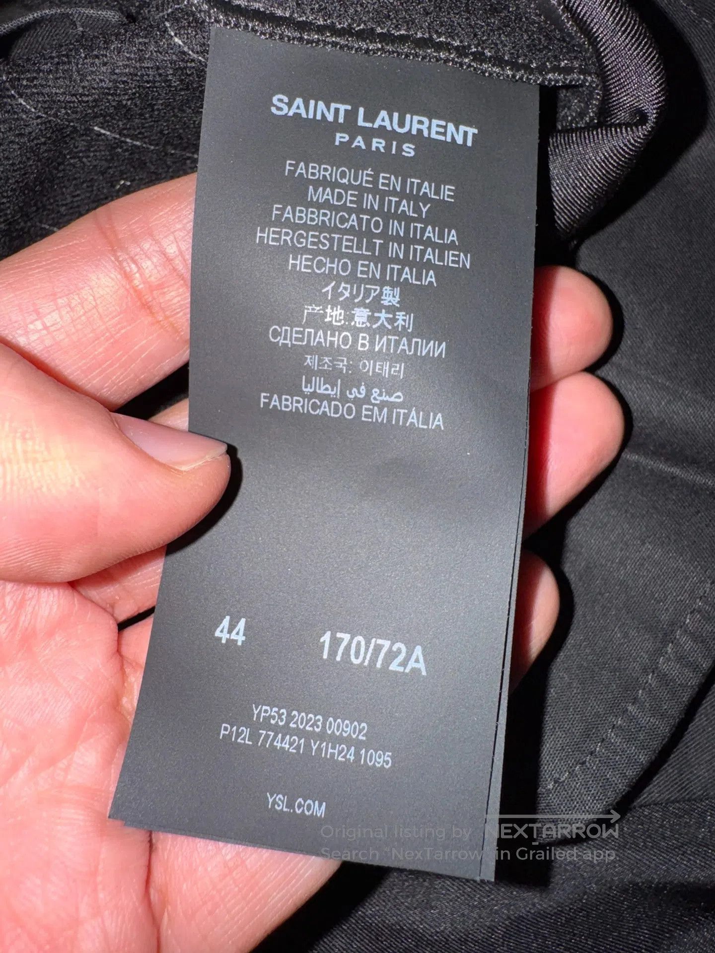 Saint Laurent Paris Saint Laurent Paris Striped Wool Men's Trousers| Size US 28 / EU 44 - 5 Thumbnail