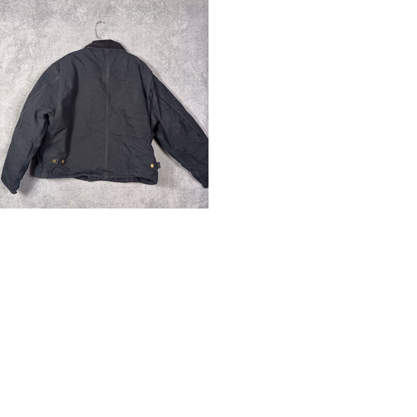 Carhartt VINTAGE Carhartt Detroit Jacket Men 48R J02 BLK Arctic Quilt Lined Distress Fade Jacket Size US M / EU 48-50 / 2 - 9 Thumbnail