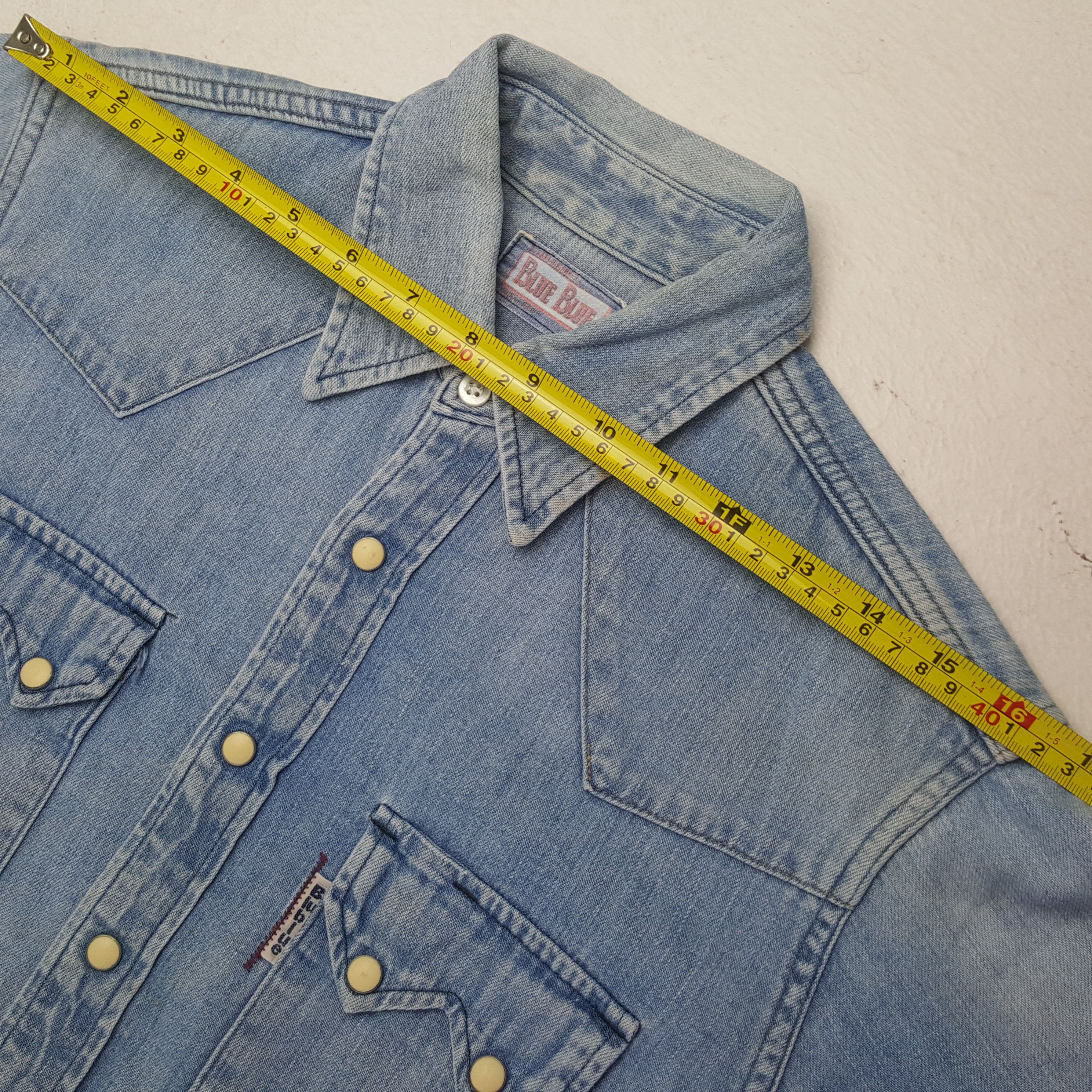 Blue Blue Japan Blue Blue Japanese Brand Style Shirt RR7 Size US S / EU 44-46 / 1 - 5 Thumbnail