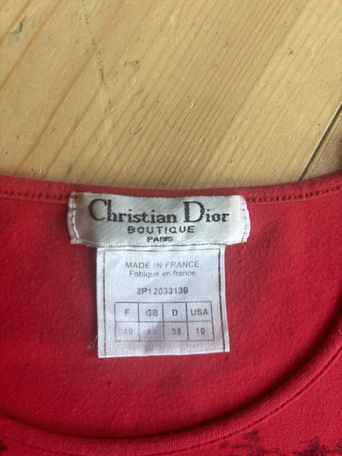 Designer × Vintage Rare Christian Dior Boutique top with cool print Size M / US 6-8 / IT 42-44 - 4 Thumbnail