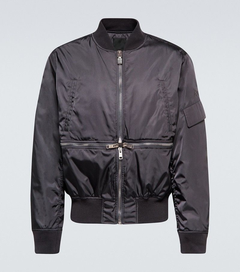 Givenchy Givenchy by MMW fw22 46 men grey stin bomber jacket Size US S / EU 44-46 / 1 - 1 Thumbnail