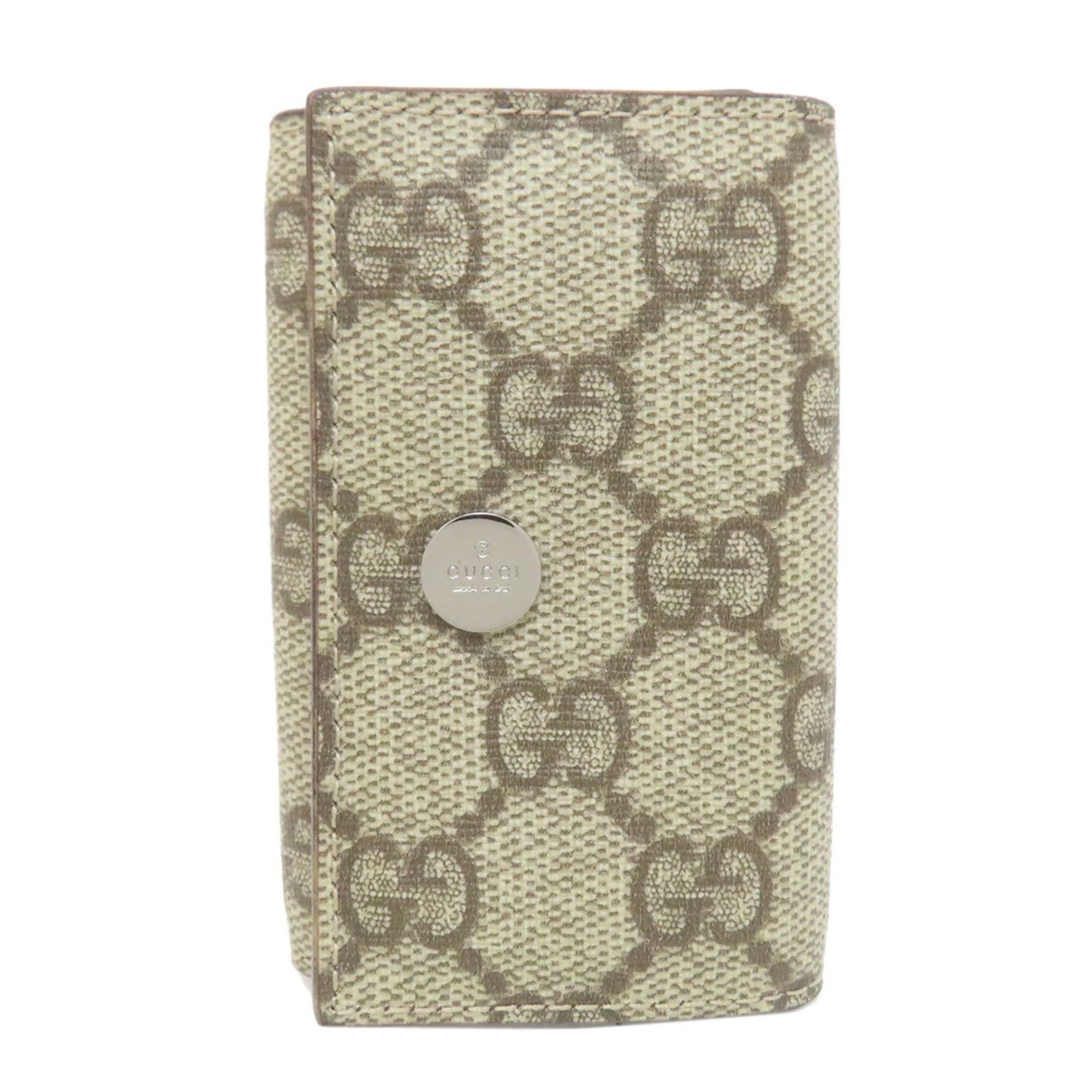 Gucci Gucci 115063 GG Supreme Key Case PVC Women's GUCCI Size ONE SIZE - 1 Thumbnail