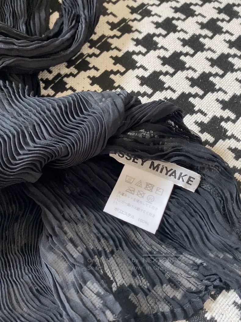 Issey Miyake Issey Miyake Black Willow Print Base Layer Top Size M / US 6-8 / IT 42-44 - 3 Thumbnail