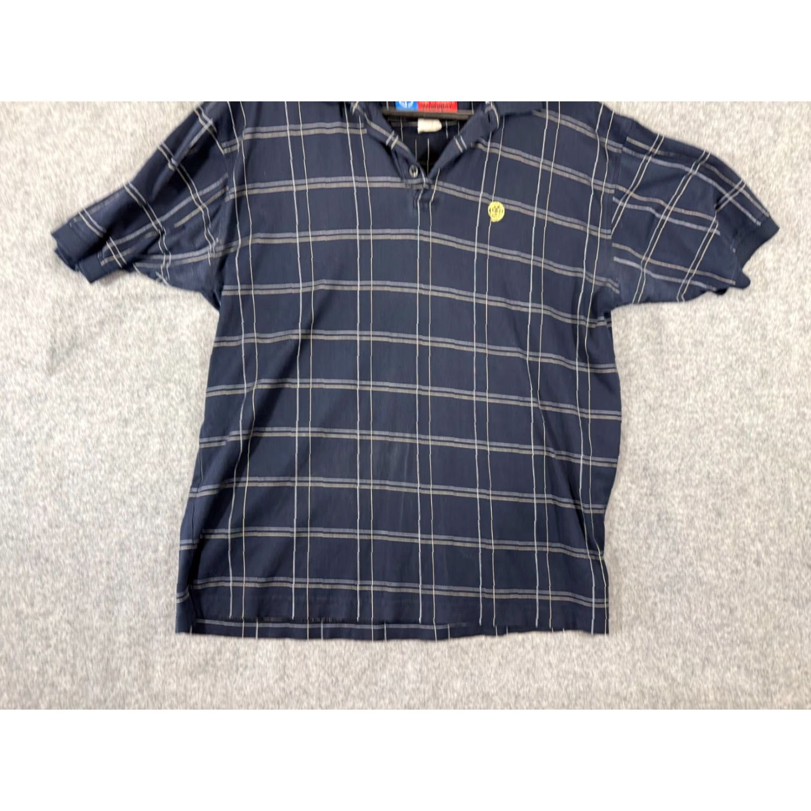 Wrangler VINTAGE Wrangler George Strait Polo Shirt Mens M Navy Blue Plaid Short Sleeve Size US M / EU 48-50 / 2 - 4 Thumbnail