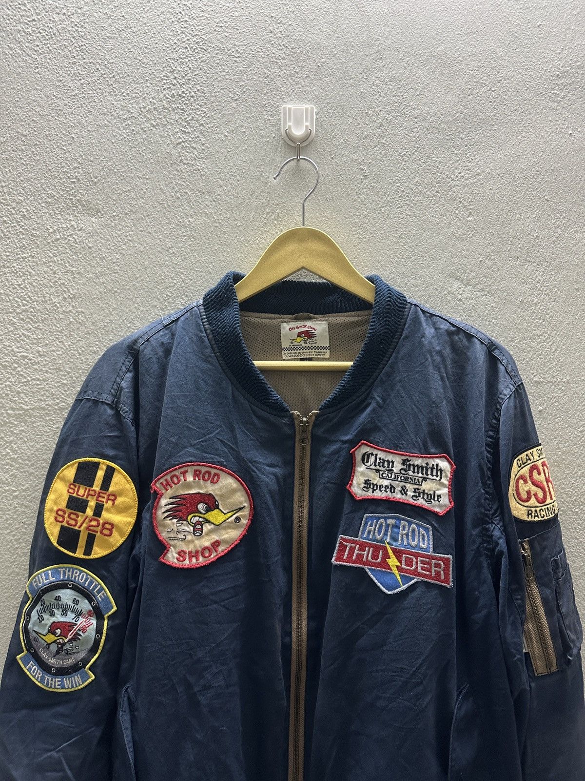 Vintage Vintage Clay Smith Hot Rod Thunder Racing Calif Jacket Size US L / EU 52-54 / 3 - 2 Thumbnail