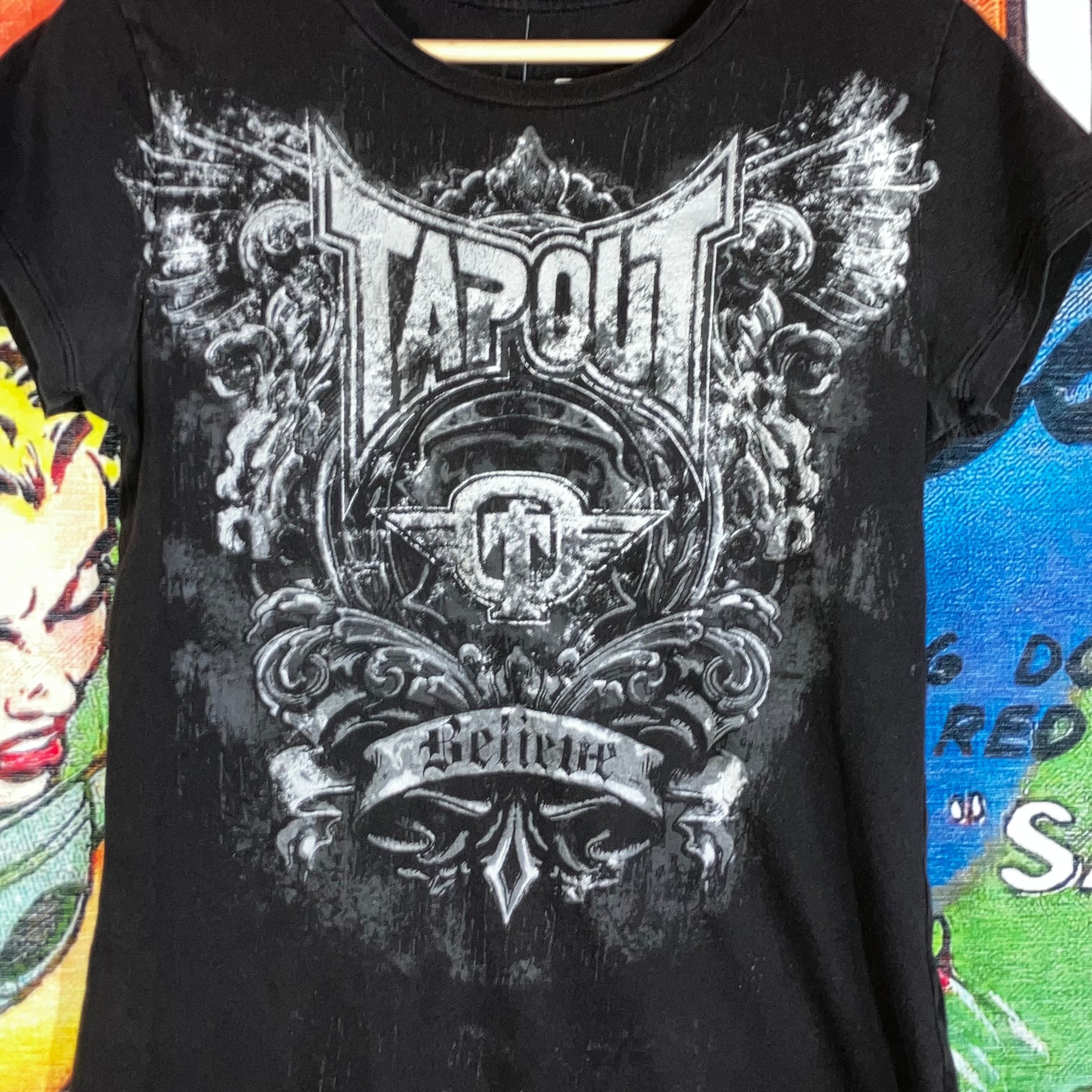 Tapout × Vintage Y2K Tapout Women’s Graphic Tee Size S/M Size M / US 6-8 / IT 42-44 - 3 Thumbnail