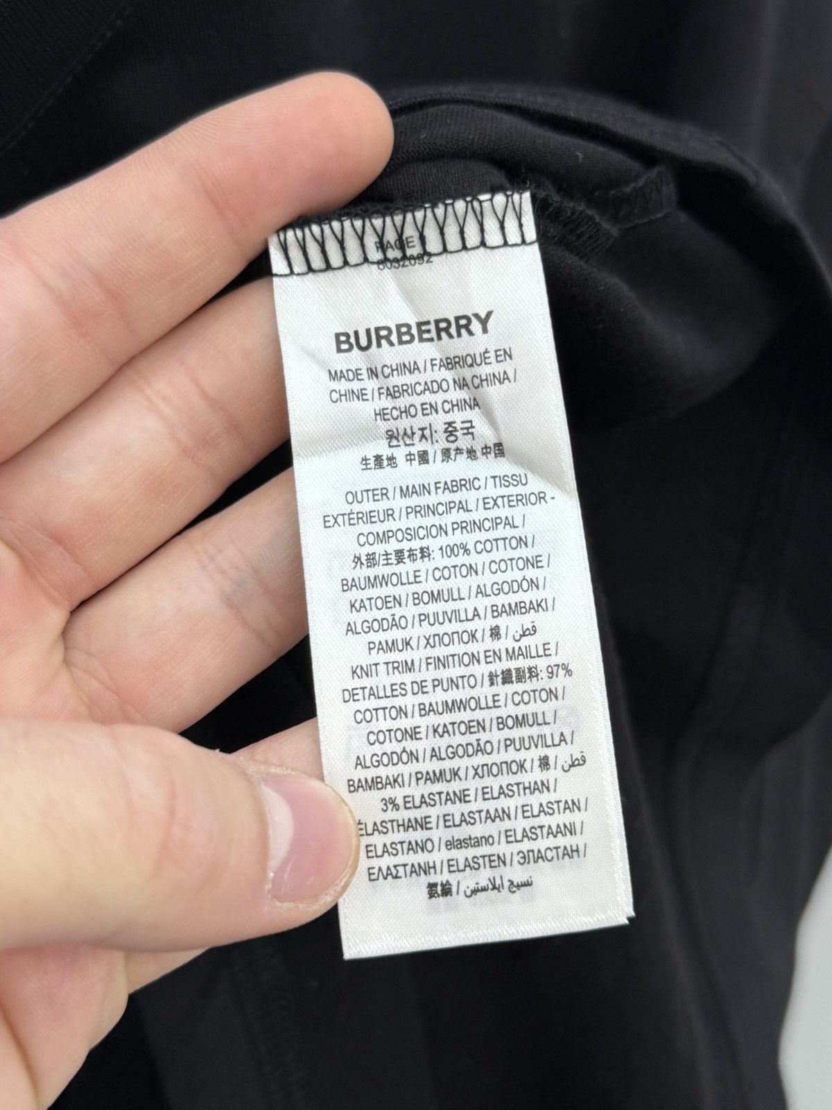 Burberry Burberry Rainbow Logo Cotton Tee T-shirt Size US L / EU 52-54 / 3 - 6 Thumbnail