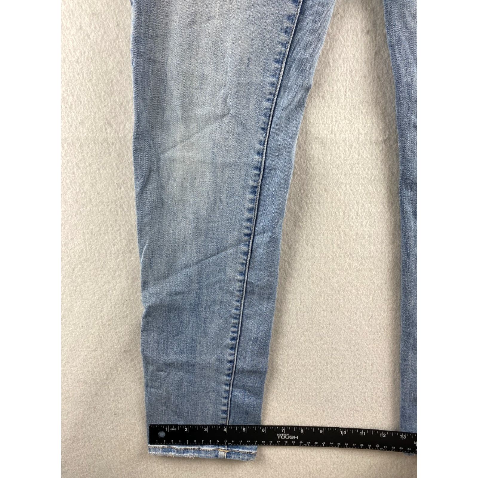 American Eagle Outfitters American Eagle Outfitters Jeans Womens 8 Skinny Distressed Embroidered Blue Denim Stretch 5-Pocket Modern Regular Size 30" / US 8 / IT 44 - 6 Thumbnail