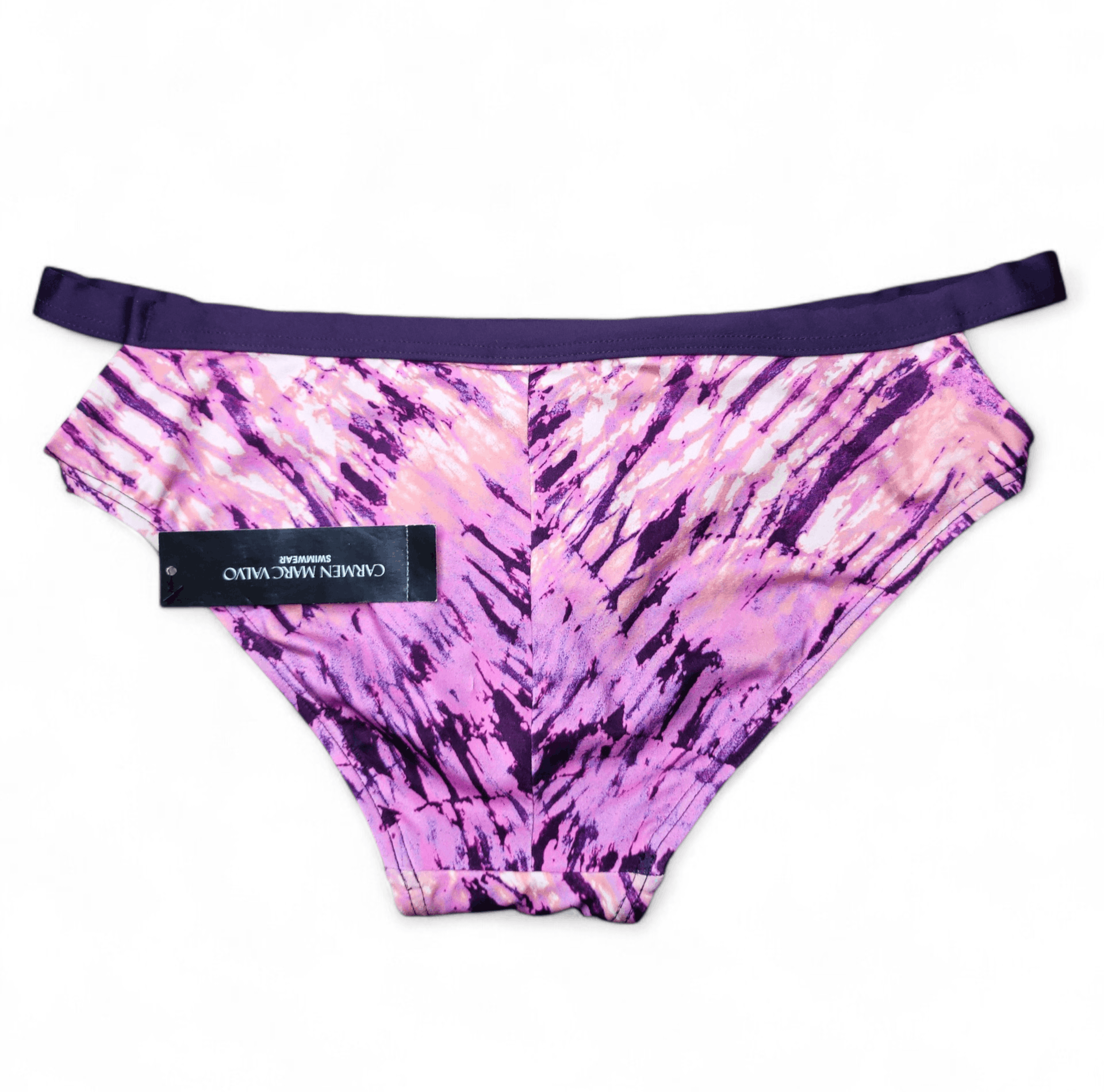 Other NWT Carmen Marc Valvo Strappy Passion Fruit Bikini Bottom LG Size ONE SIZE - 4 Thumbnail