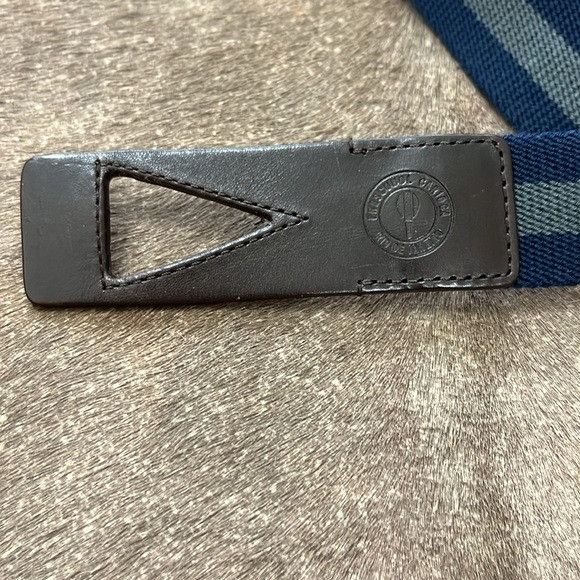Frescobol Carioca Frescobol Carioca Rio de Janeiro Mens Block Belt Navy Gray S Size ONE SIZE - 4 Thumbnail