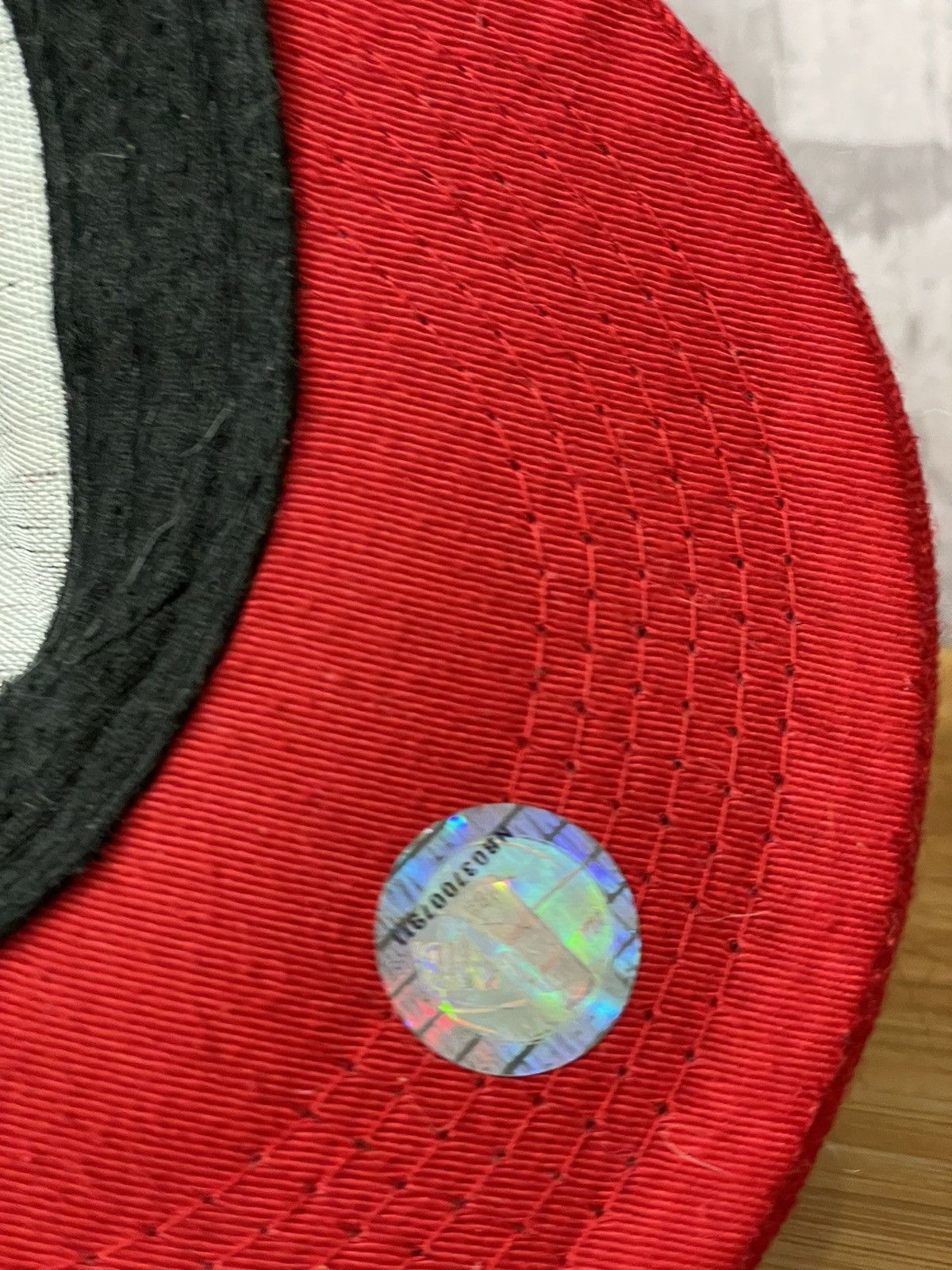 NBA Vintage NBA Chicago Bulls Spellout Snapback Hat Size ONE SIZE - 10 Thumbnail