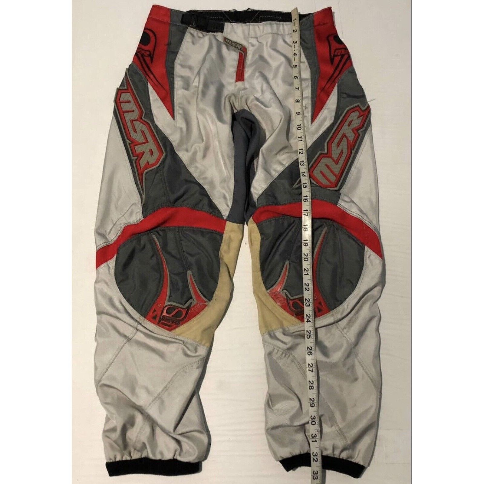 Other MSR Racing Riding Pants Size 28 Men Padded knees , elastic p Size US 28 / EU 44 - 7 Thumbnail