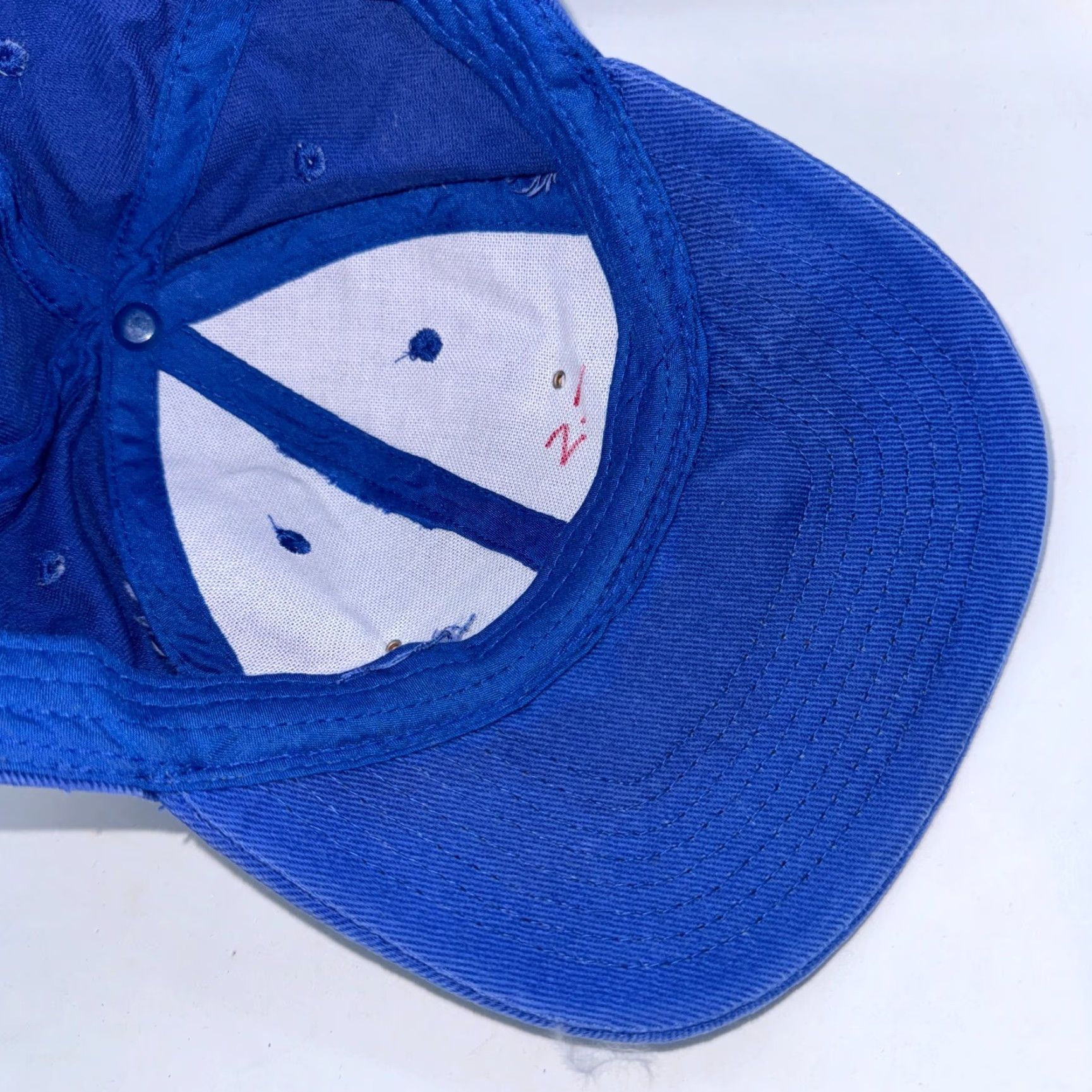Logo 7 flum's Racing Baseball Cap Adjustable Hat Logo Blue Cotton Canvas Strapback Men Size ONE SIZE - 7 Thumbnail