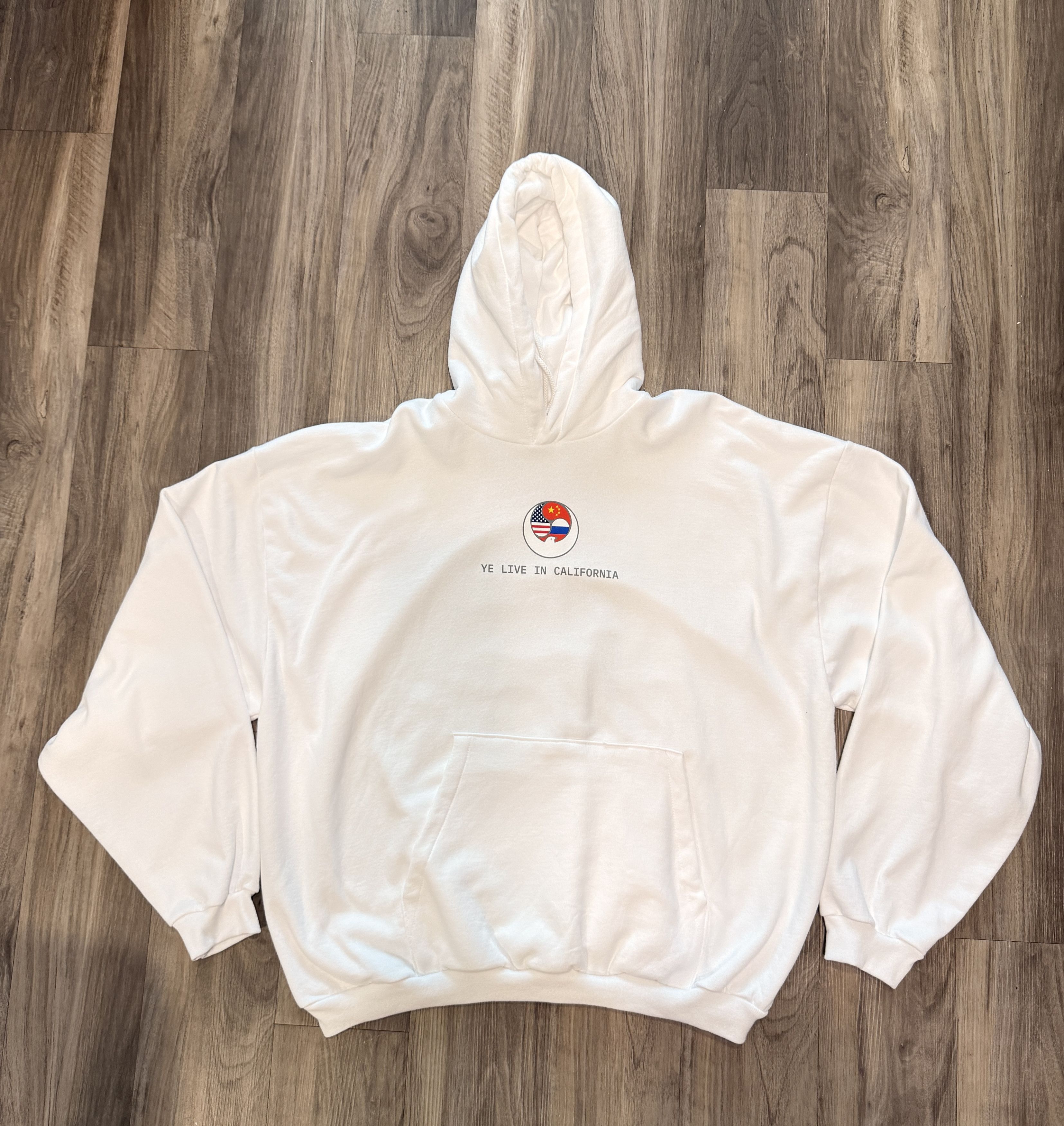 kanye west NO MORE PARTIES IN LA スウェット Kanye West No More Parties in LA Crewneck Sweatshirt NMPILA White