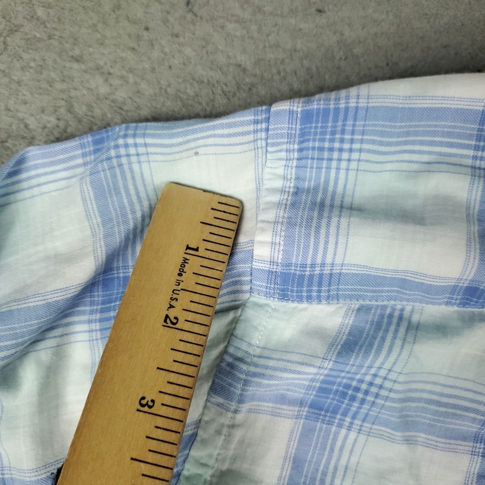 Peter Millar Peter Millar Shirt Mens Blue Plaid Casual Button Up Long Sleeve - Vintage Size US XL / EU 56 / 4 - 5 Thumbnail