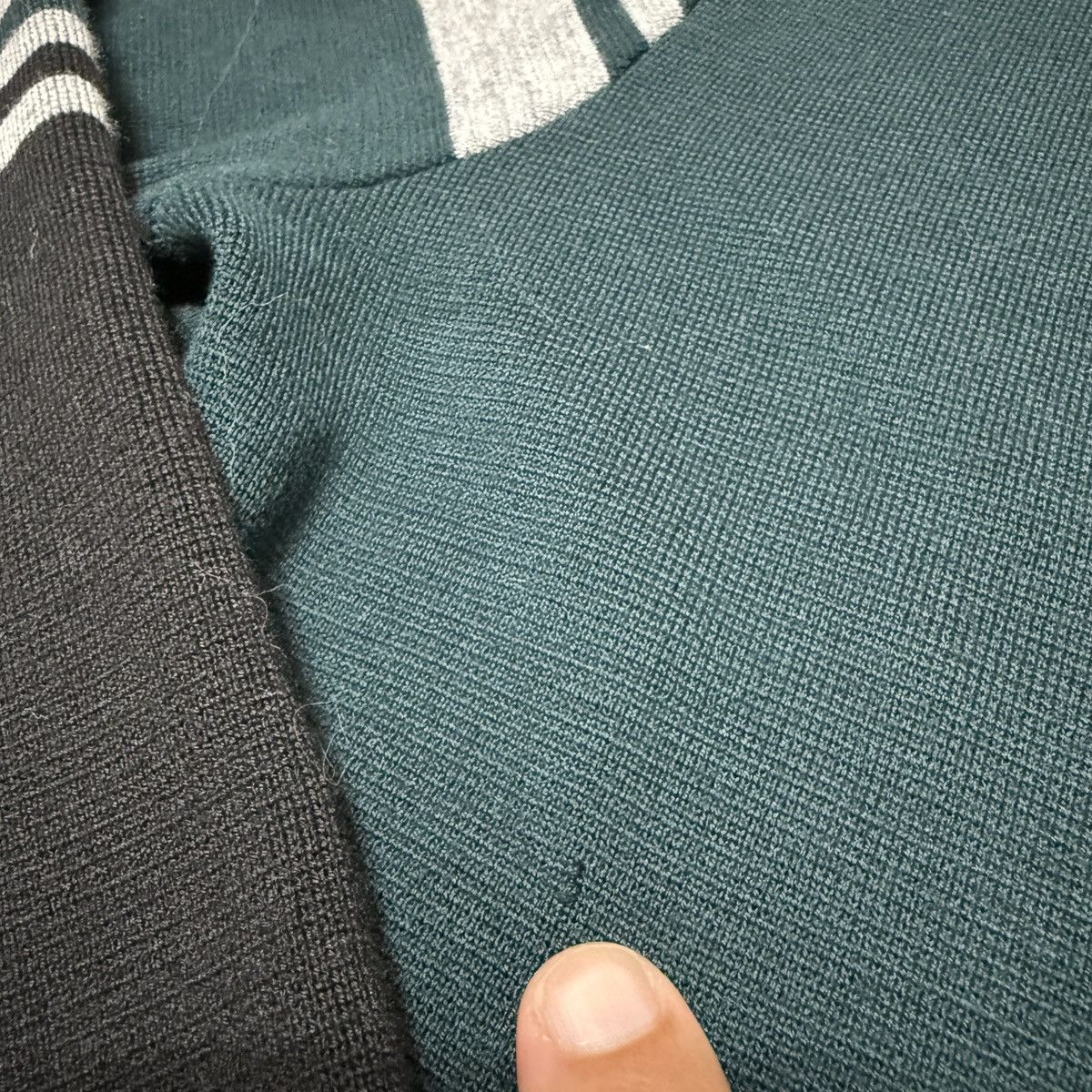 Aztech Mountain Aztech Mountain Wool Color-Block Sweater Forest Green *FLAW* Size US S / EU 44-46 / 1 - 2 Thumbnail