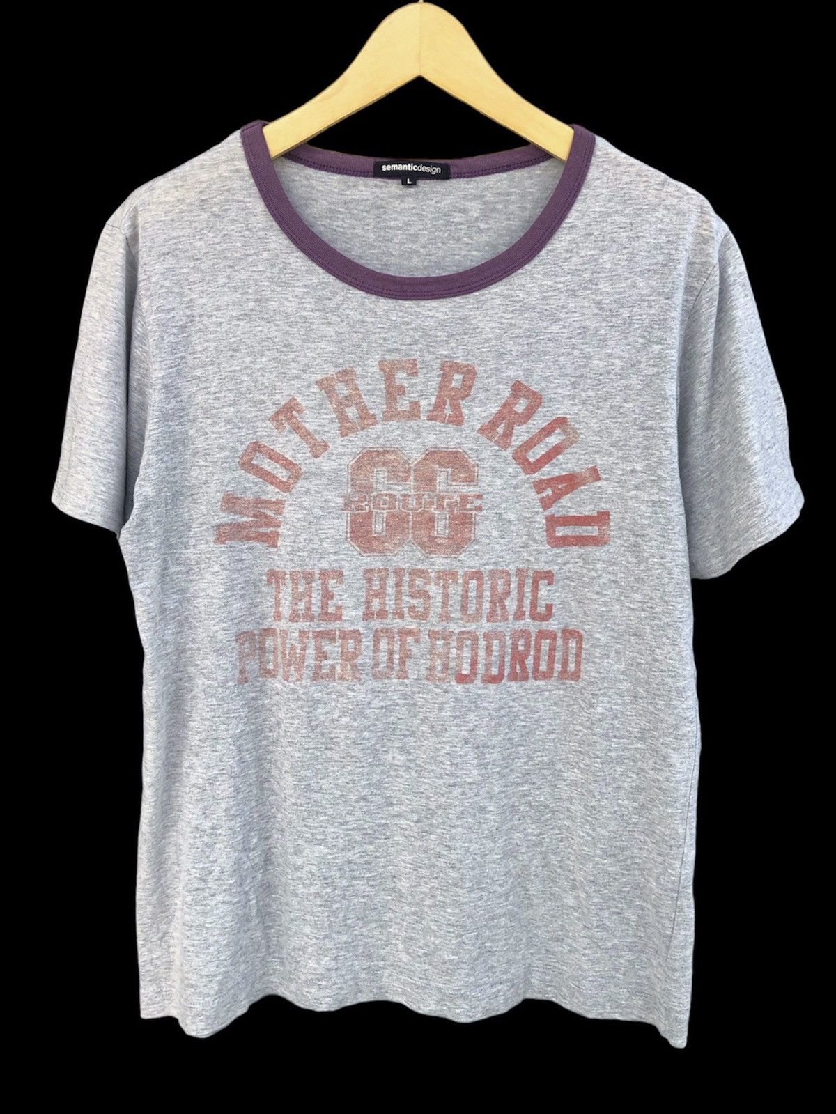 Hysteric Glamour × Japanese Brand × PPFM Smanticdesign Mother Road 66 Route Tees Size US L / EU 52-54 / 3 - 1 Thumbnail