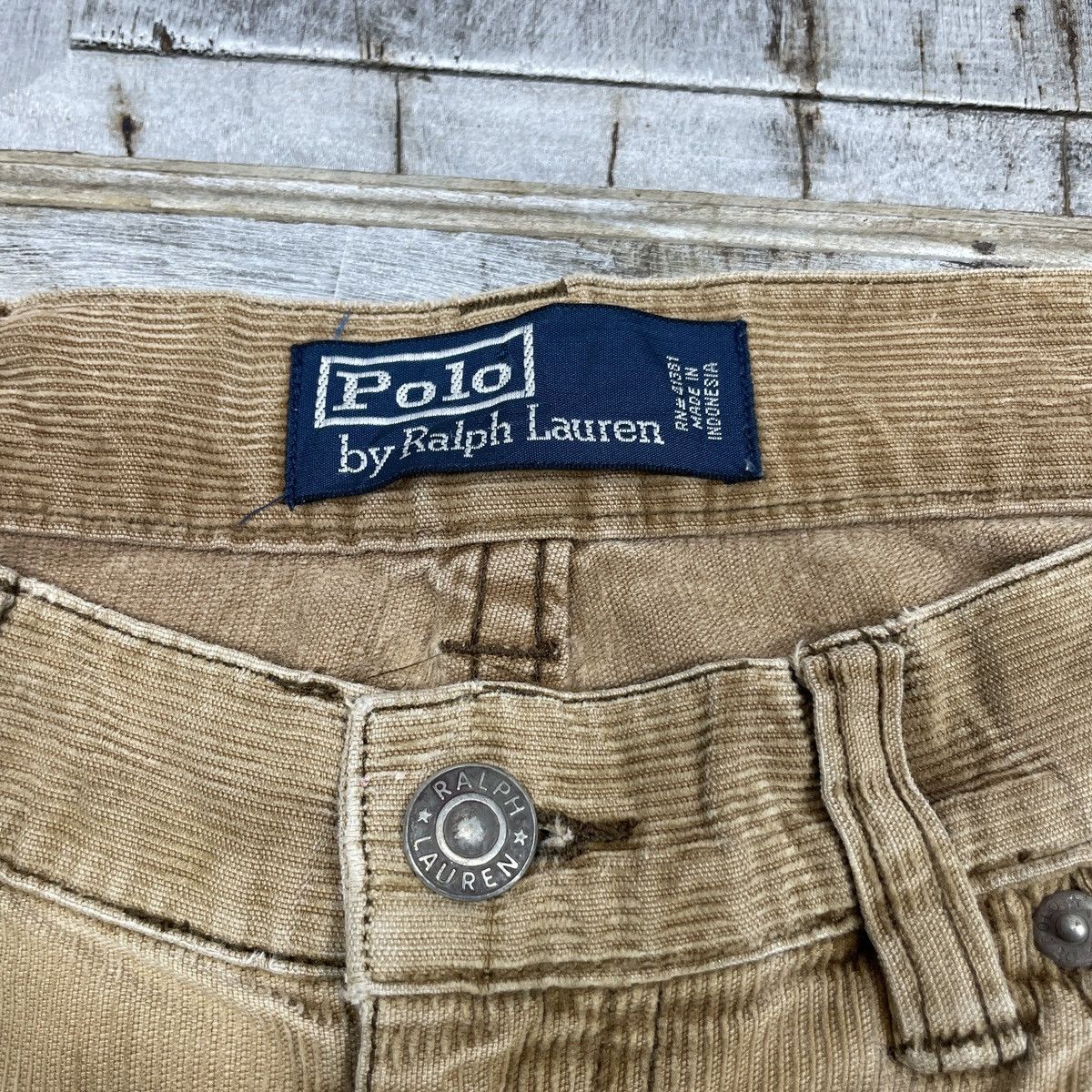 Polo Ralph Lauren × Vintage Corduroy Vintage Polo Ralph Lauren Distressed Pant Size US 31 - 7 Thumbnail