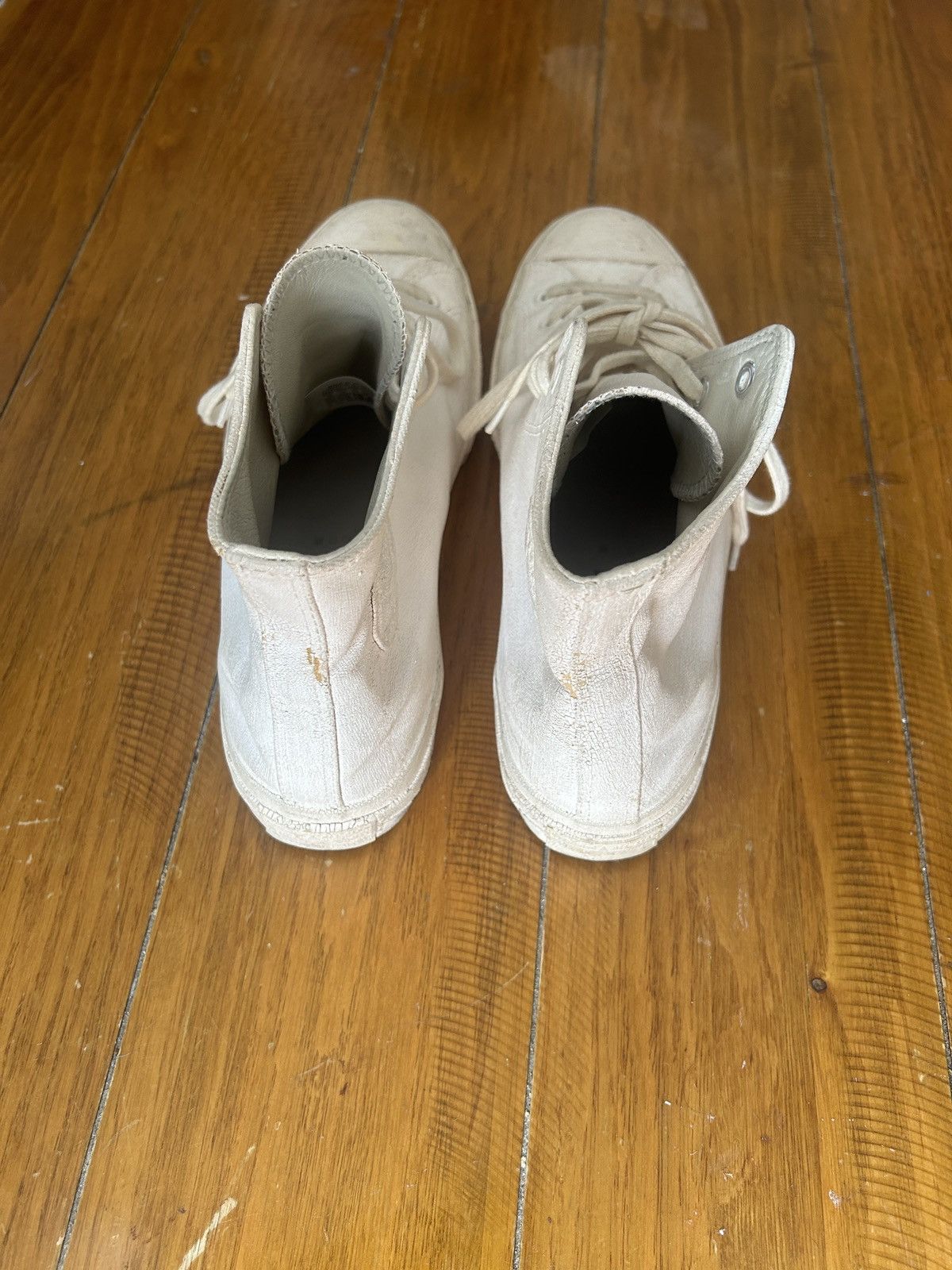Converse × Maison Margiela Margiela x Converse painted sunflower yellow chucks Size US 13 / EU 46 - 3 Thumbnail