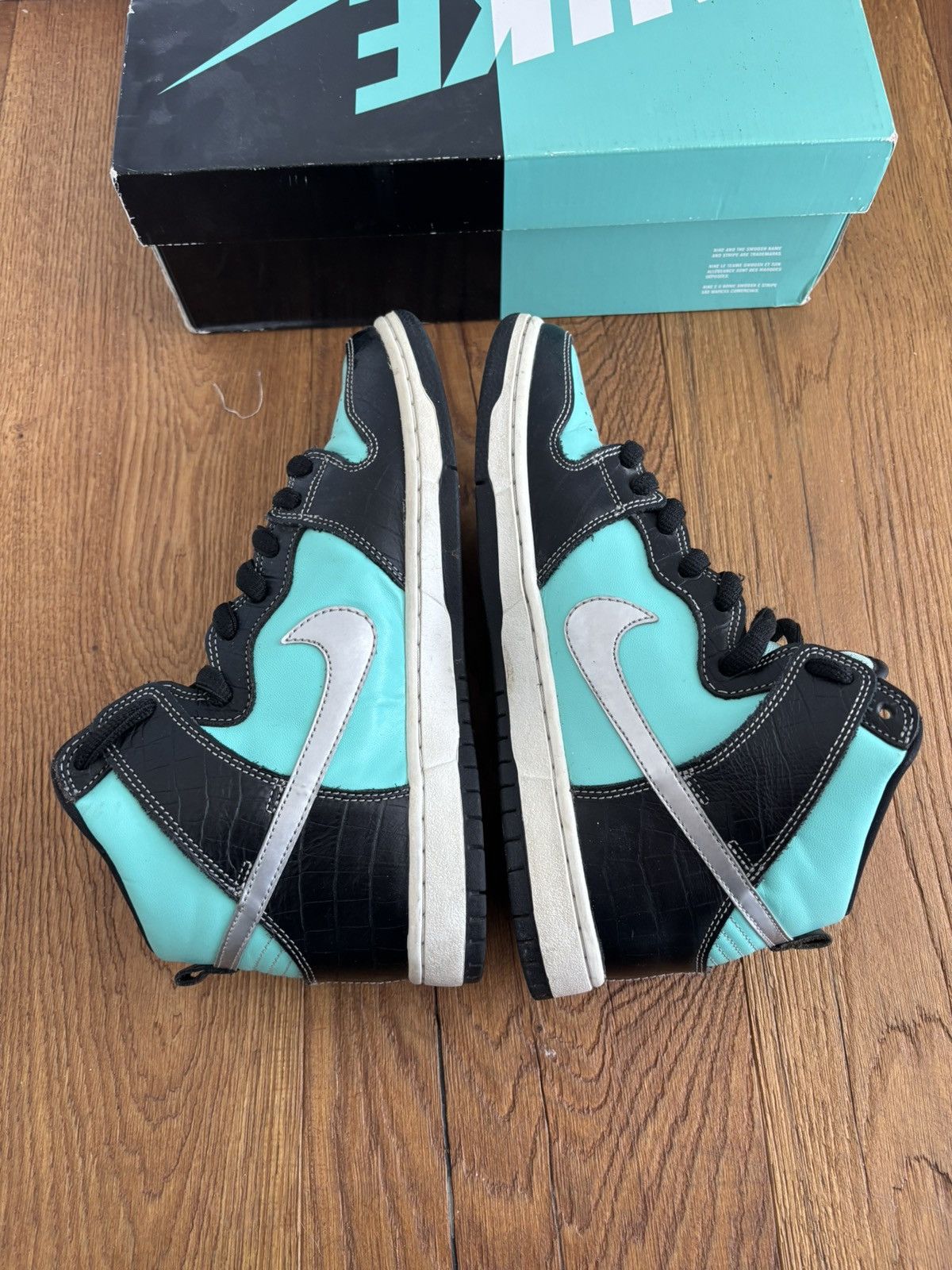 Nike Nike SB Dunk High Diamond Supply Co Size US 9 / EU 42 - 5 Thumbnail
