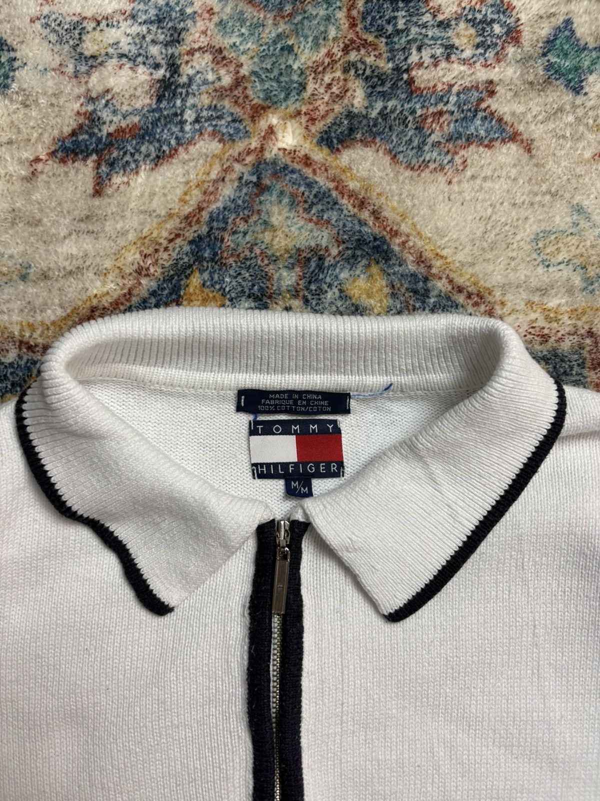 Tommy Hilfiger Vintage Tommy Hilfiger 1/4 Zip-up Sailor Sweater Medium Size US M / EU 48-50 / 2 - 3 Thumbnail