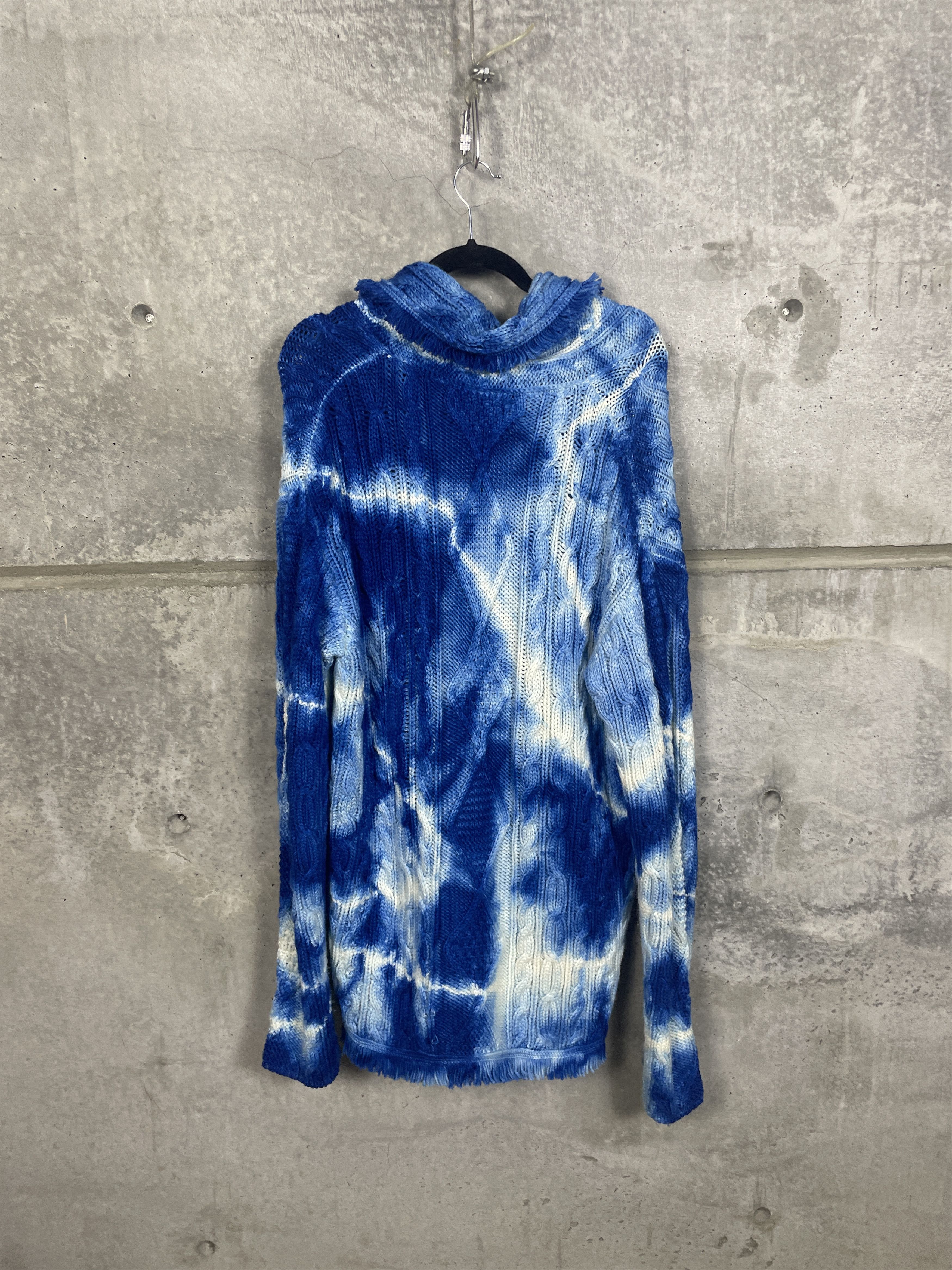 Alanui Alanui Tie-Dye Cable-Knit Cardigan sweater jacket Size US L / EU 52-54 / 3 - 2 Thumbnail