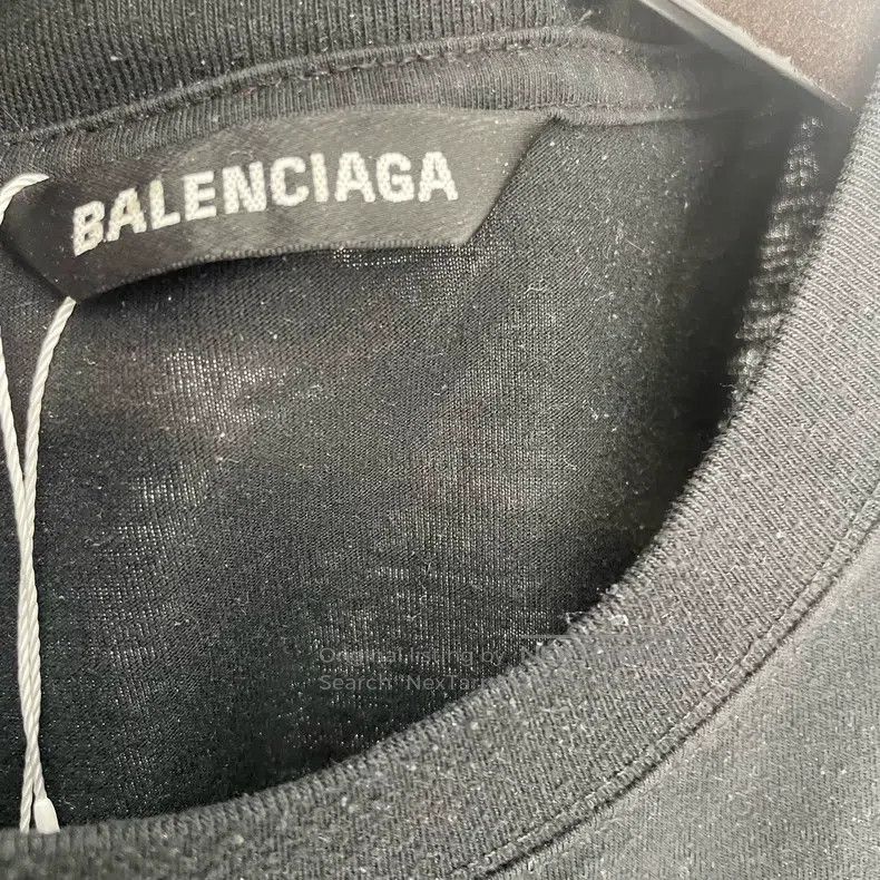 Balenciaga Balenciaga Black Printed Short Sleeve Size US L / EU 52-54 / 3 - 5 Thumbnail