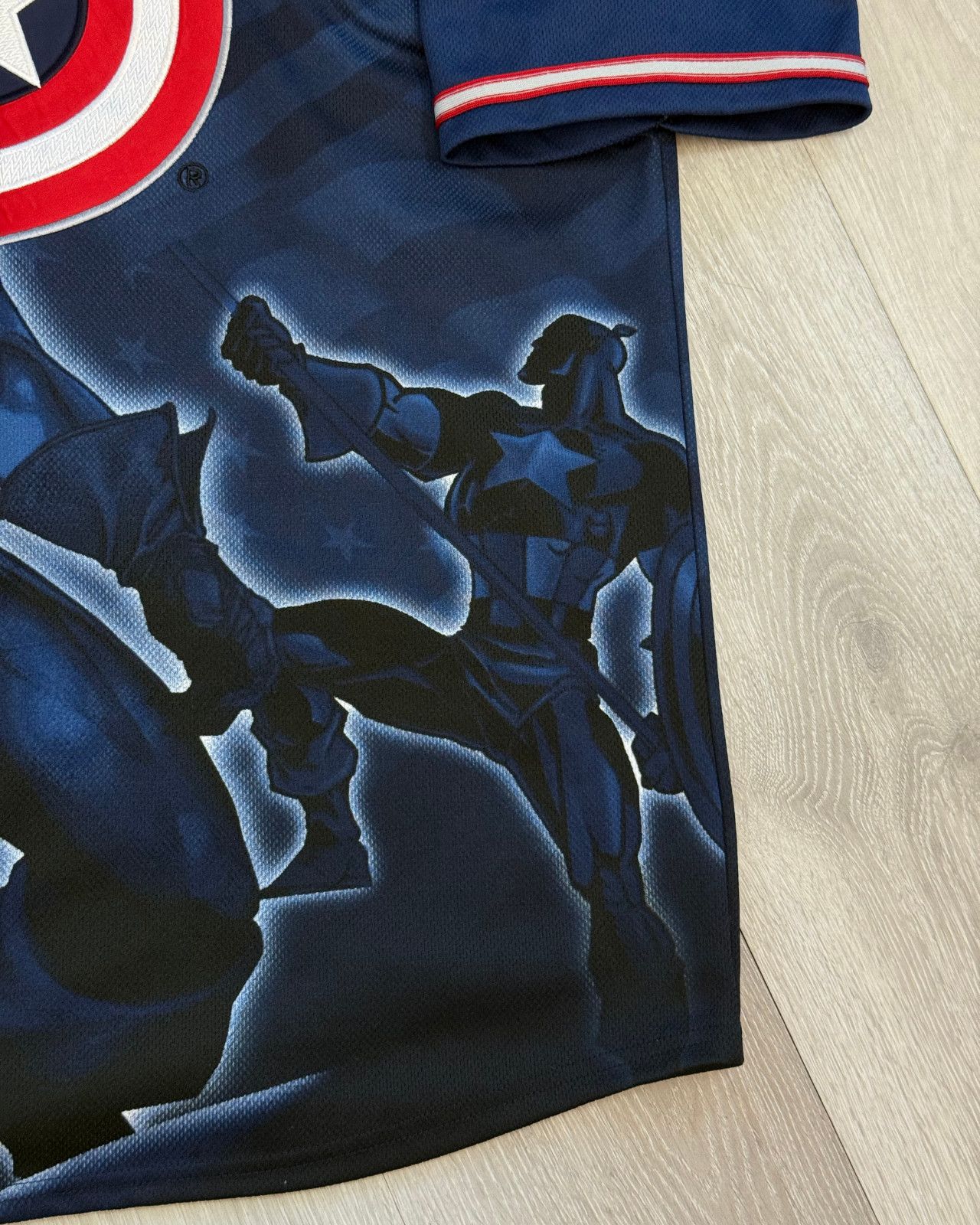 Marvel Comics Vintage 2002 Marvel Comics Captain America Baseball Jersey L Size US L / EU 52-54 / 3 - 10 Thumbnail