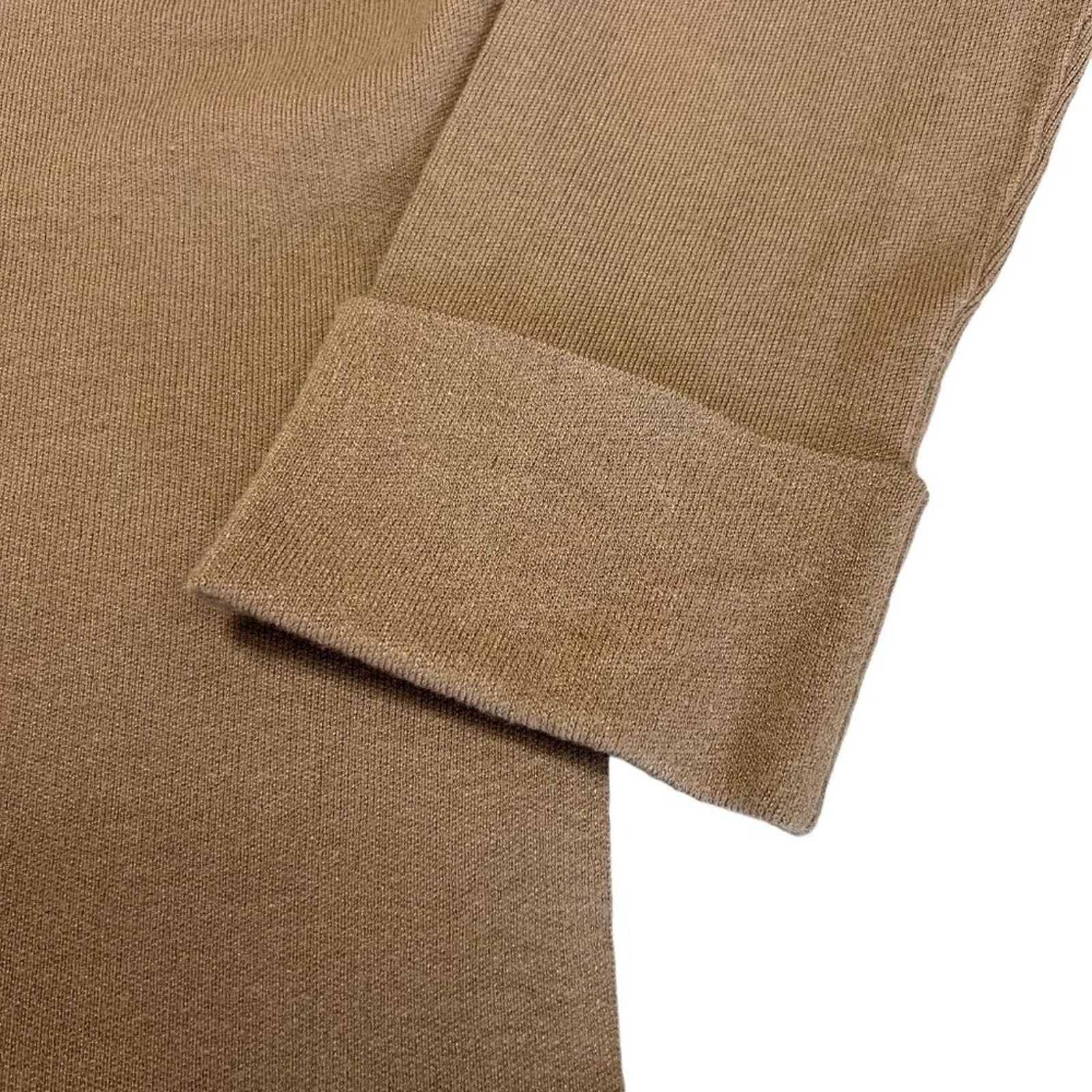 MOUSSY MOUSSY V-Neck Split Hem Sweater S Brown Oversized Cuffed Size S / US 4 / IT 40 - 4 Thumbnail